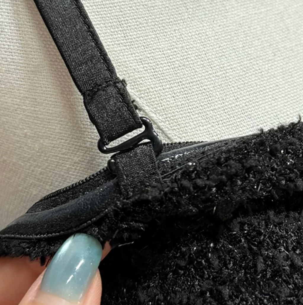 Shine Tweed Tule Dress シャイン ツイード チュール ドレス