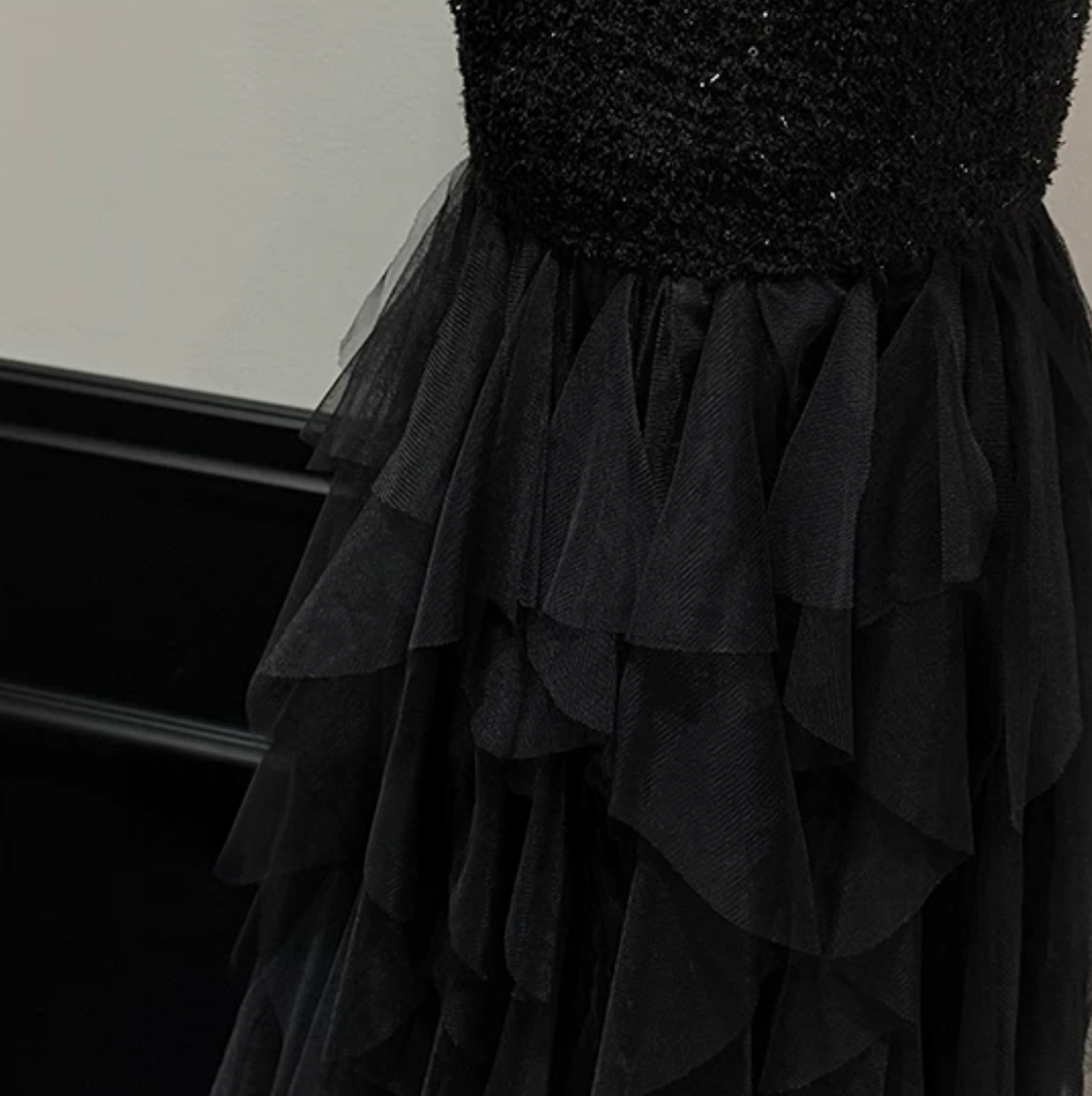 Shine Tweed Tule Dress シャイン ツイード チュール ドレス