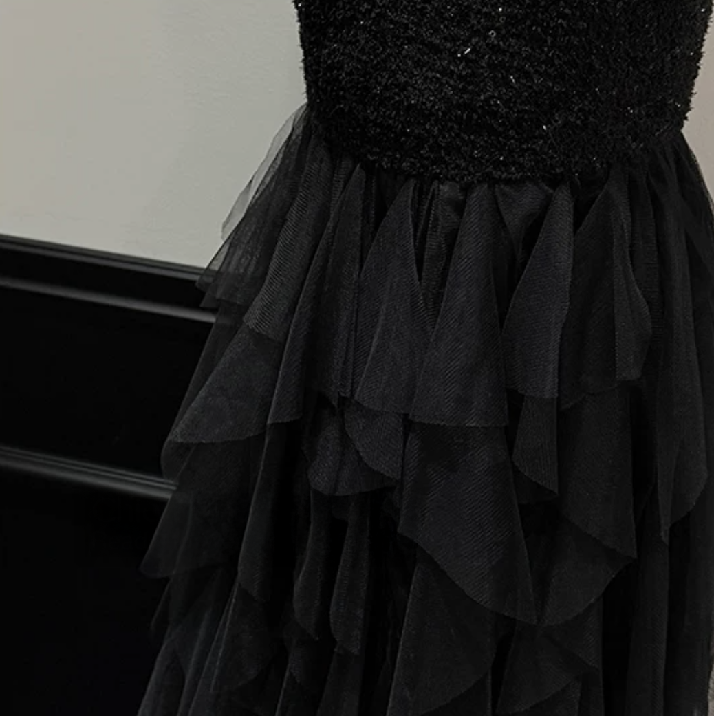 Shine Tweed Tule Dress シャイン ツイード チュール ドレス