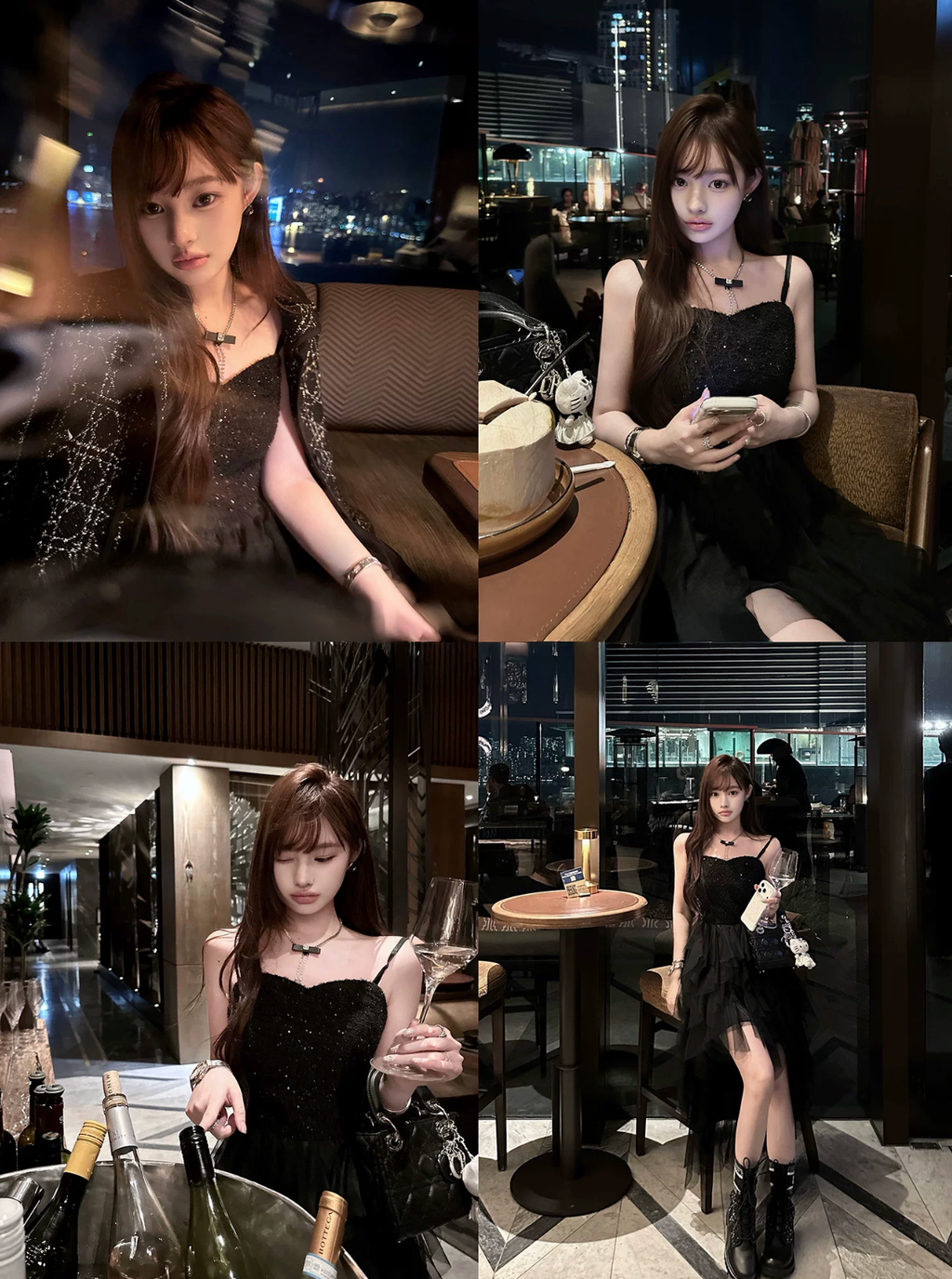 Shine Tweed Tule Dress シャイン ツイード チュール ドレス