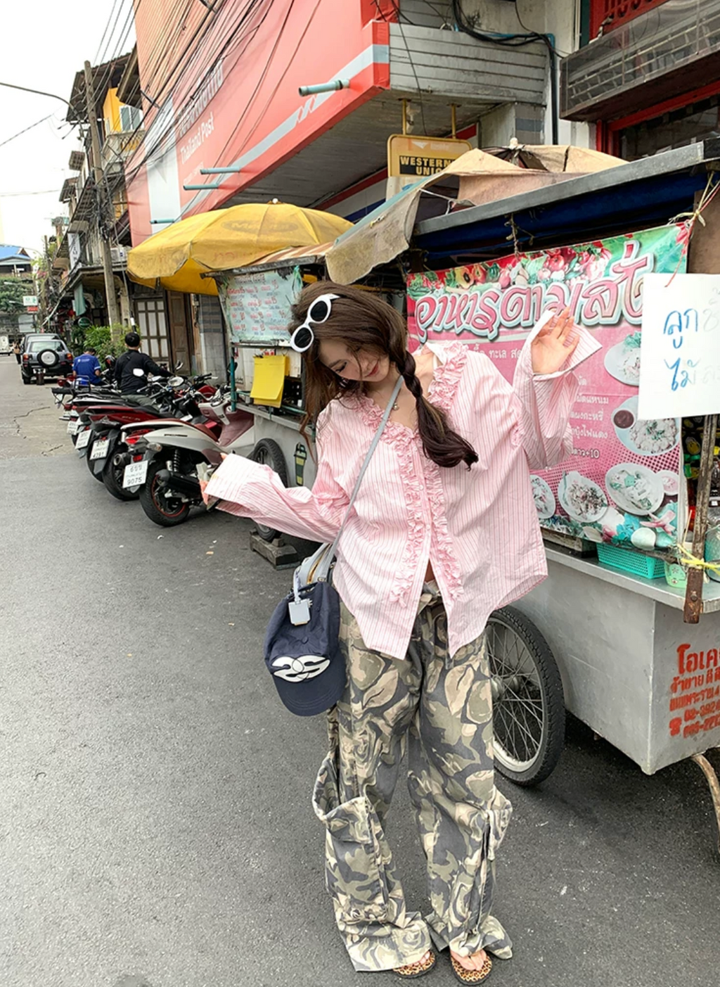 Double Frill Check Shirts ダブルフリルチェックシャツ