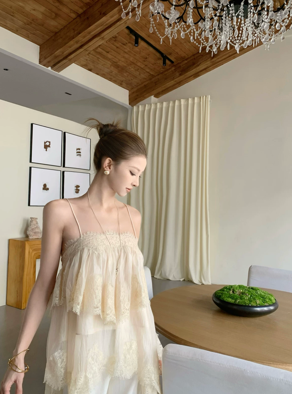 Tiered Lace Cami ティアード レースキャミ