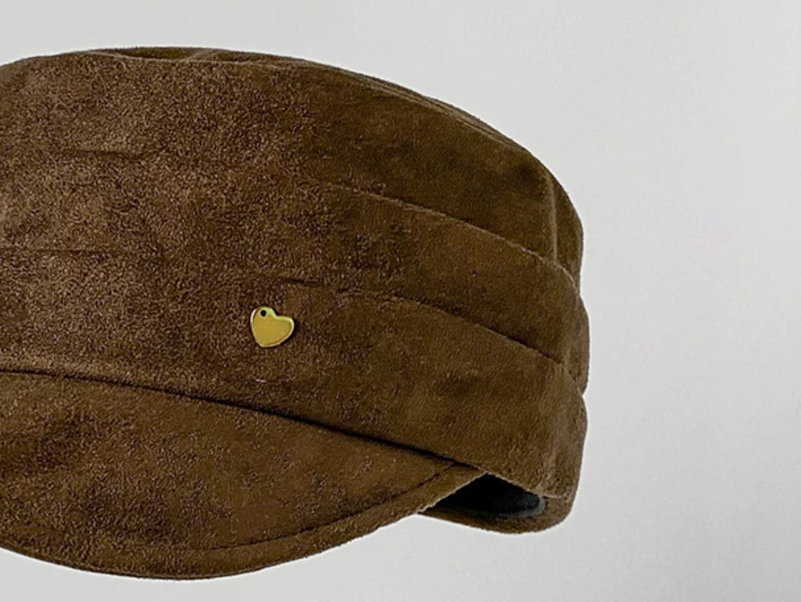 Rayered heart logo work cap レイヤードハートロゴワークキャップ