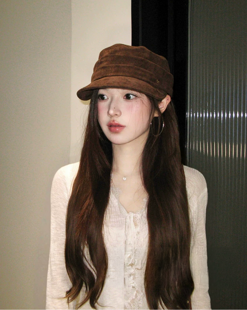 Rayered heart logo work cap レイヤードハートロゴワークキャップ