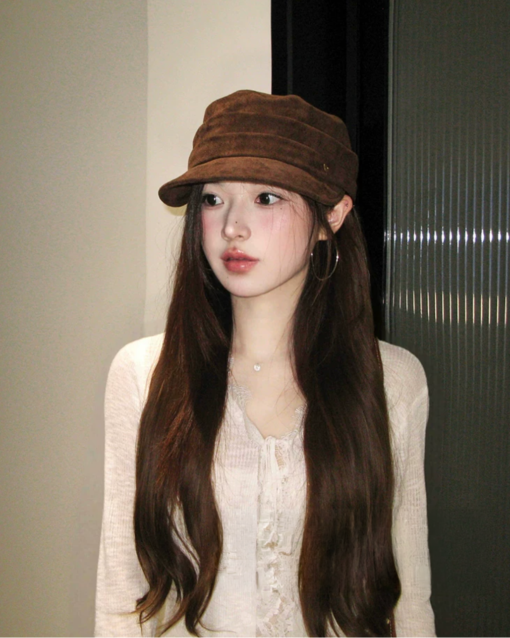 Rayered heart logo work cap レイヤードハートロゴワークキャップ