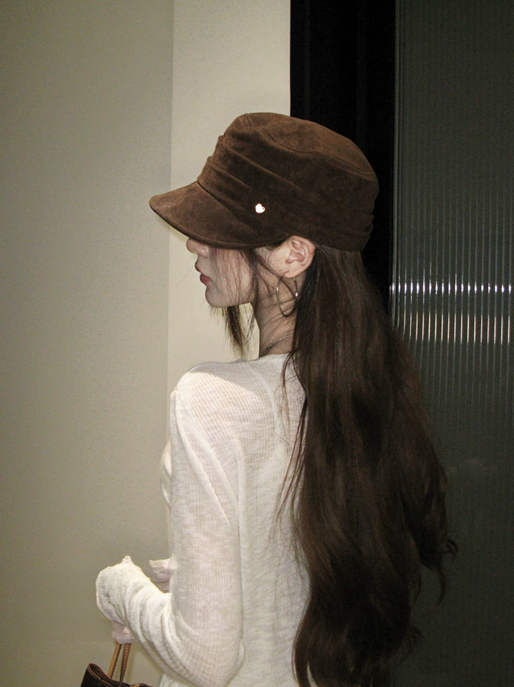 Rayered heart logo work cap レイヤードハートロゴワークキャップ