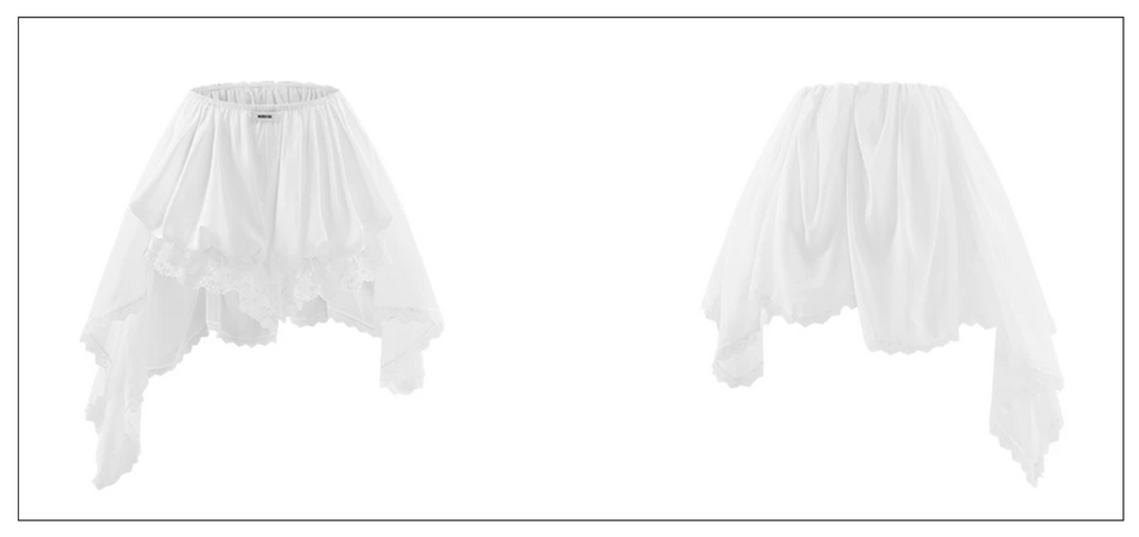Over size shirts&Layered lace shorts set オーバーサイズシャツ&レイヤードレースショーツセット