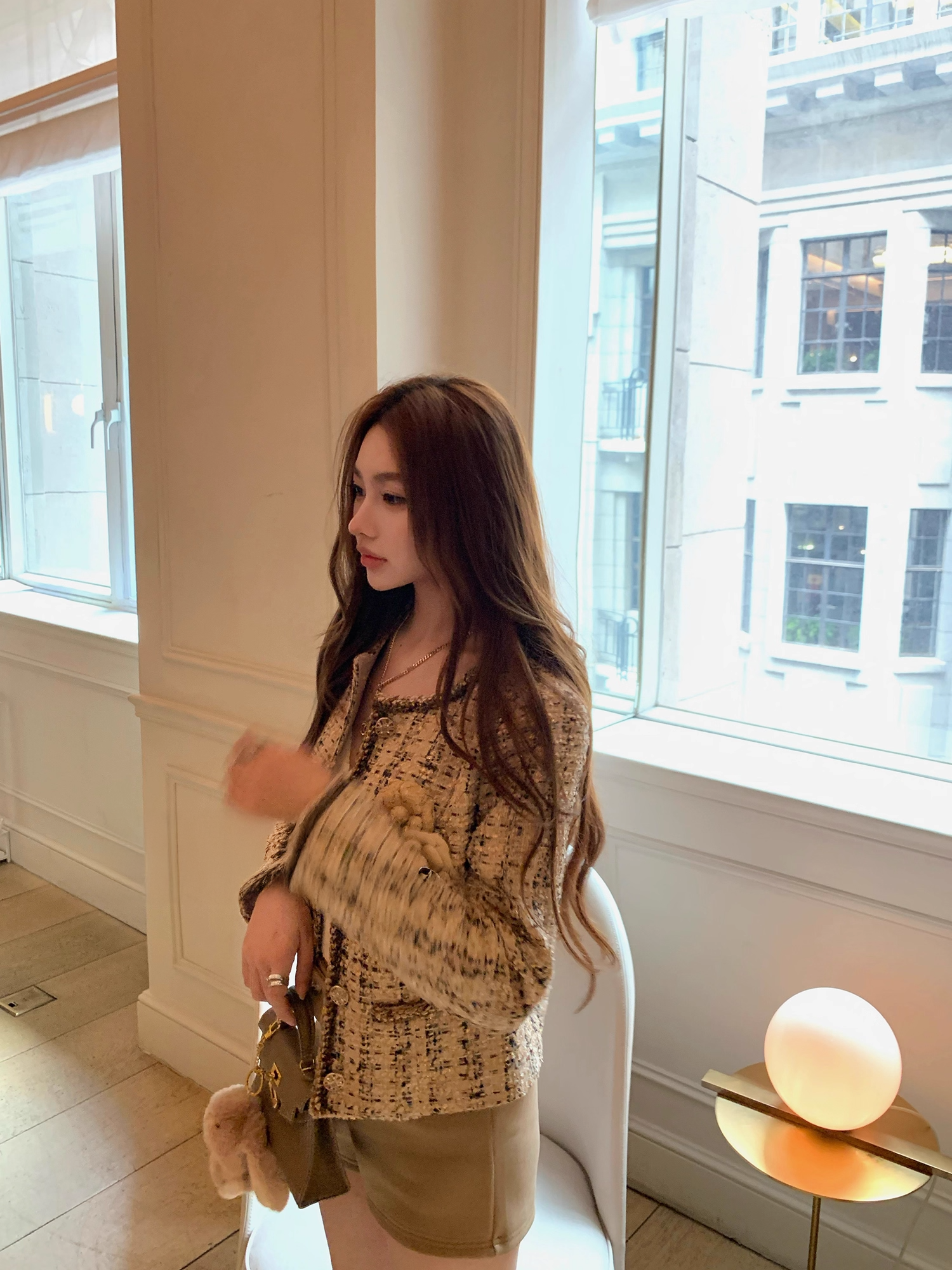 Tweed white Jacket ツイード ホワイト ジャケット