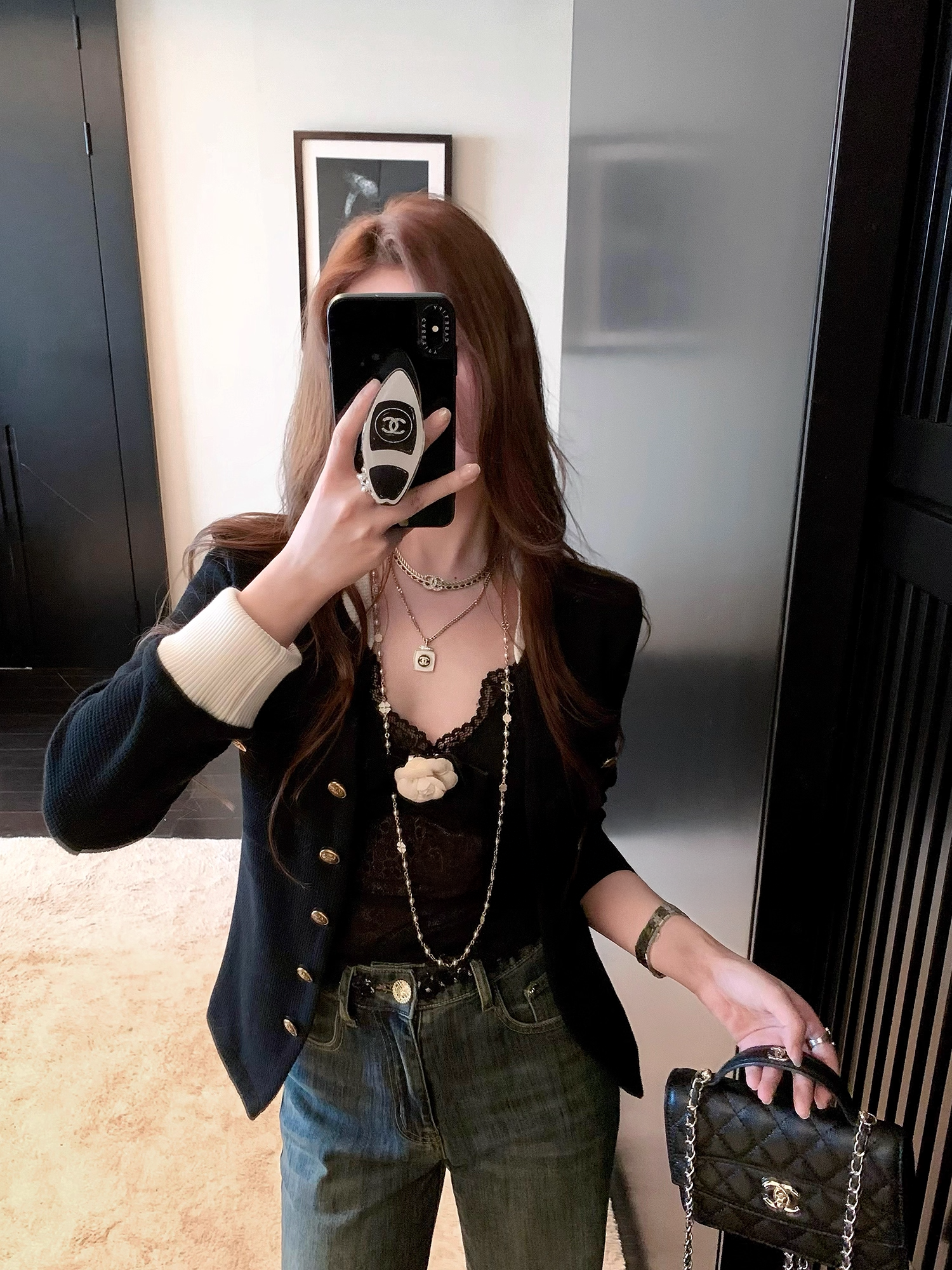 collared jacket 襟付きジャケット