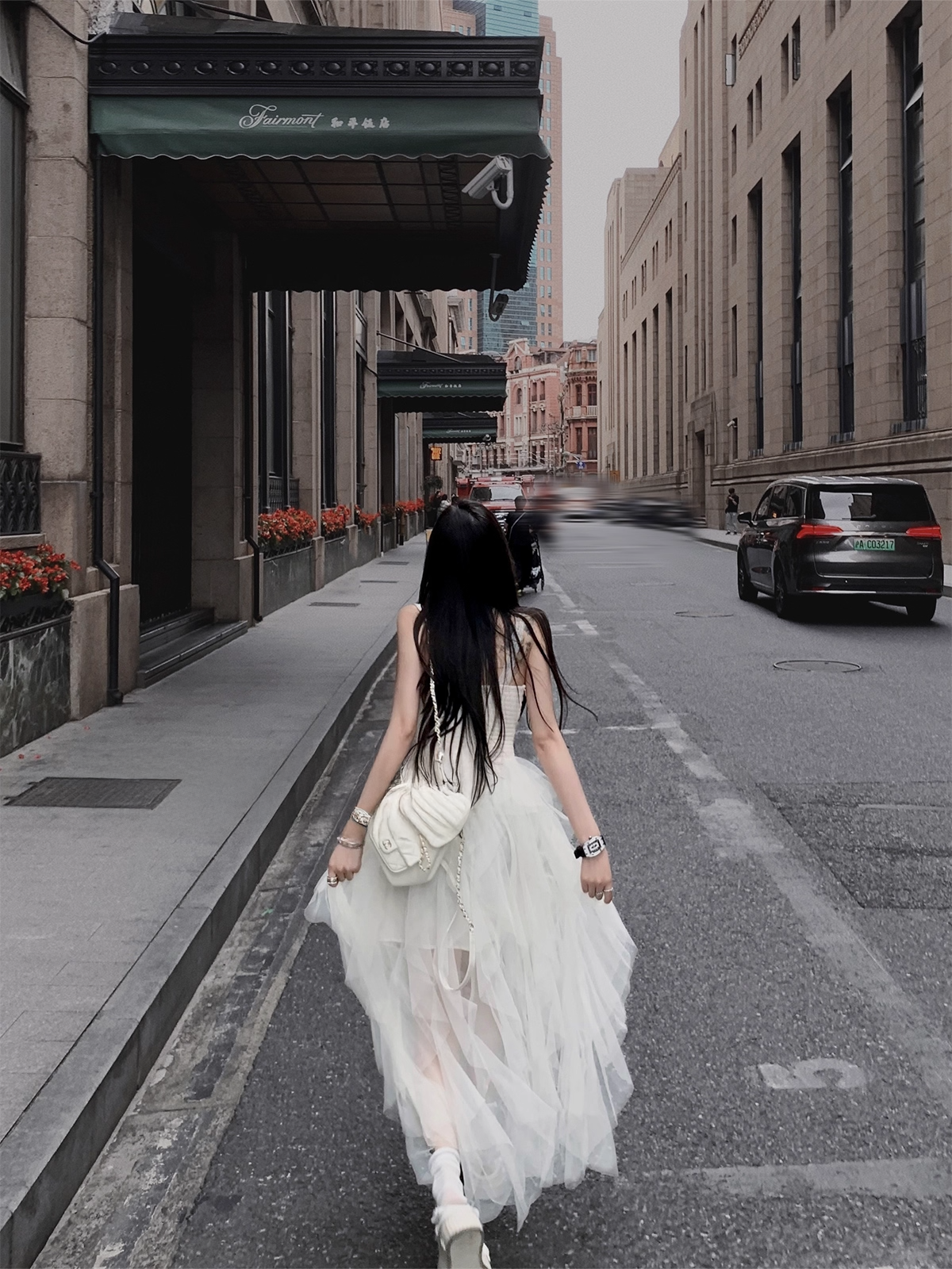 Frill Rayered Long Dress フリル レイヤード ロング ドレス