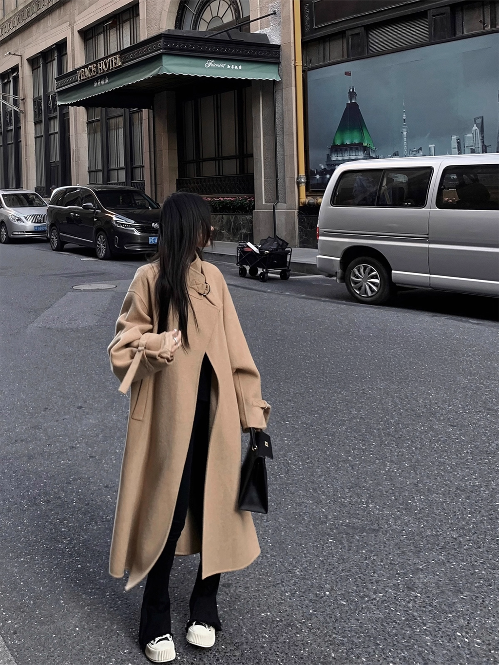 Wool Camel Over Long Coat ウール キャメル オーバーコート