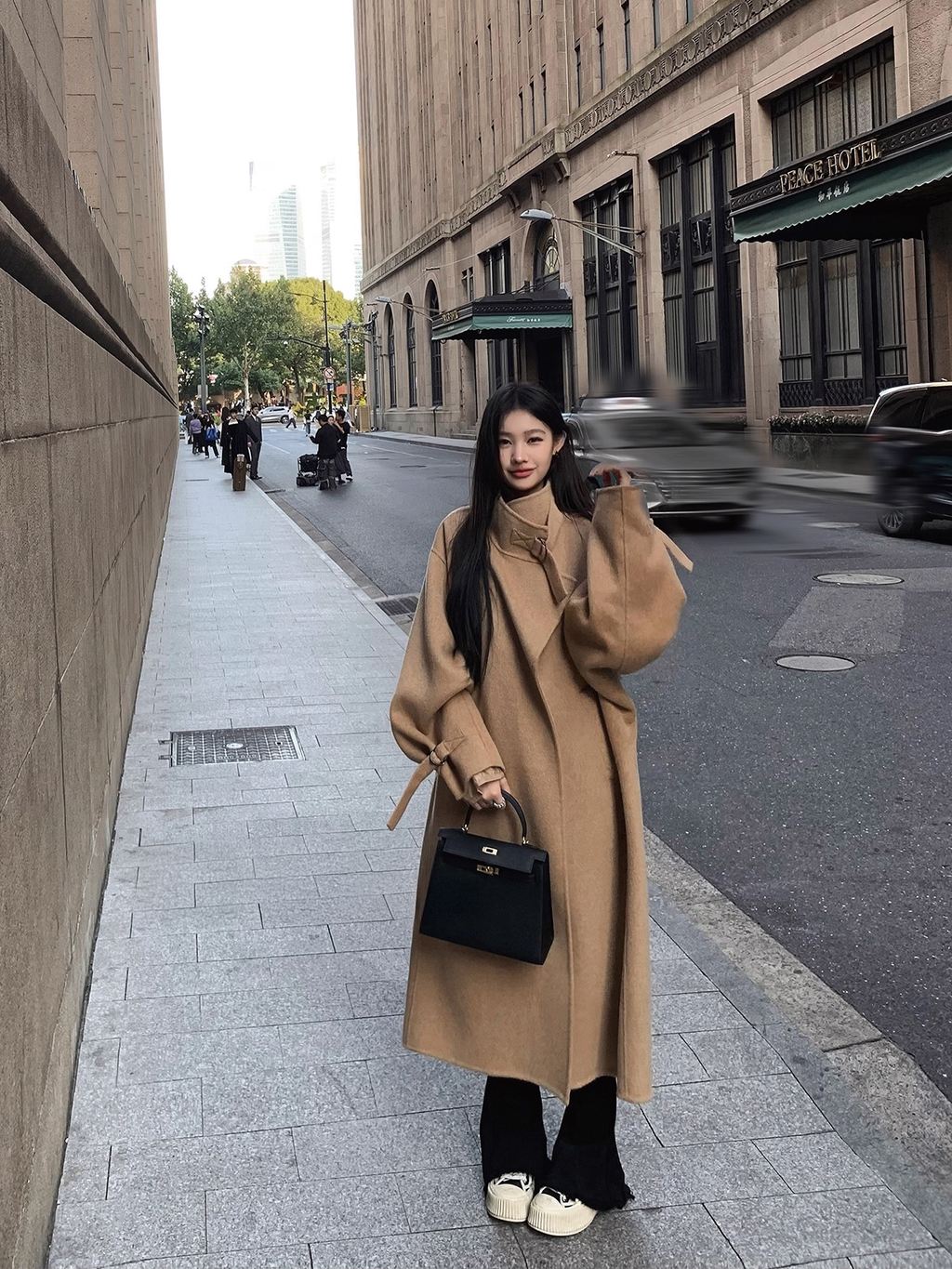 Wool Camel Over Long Coat ウール キャメル オーバーコート