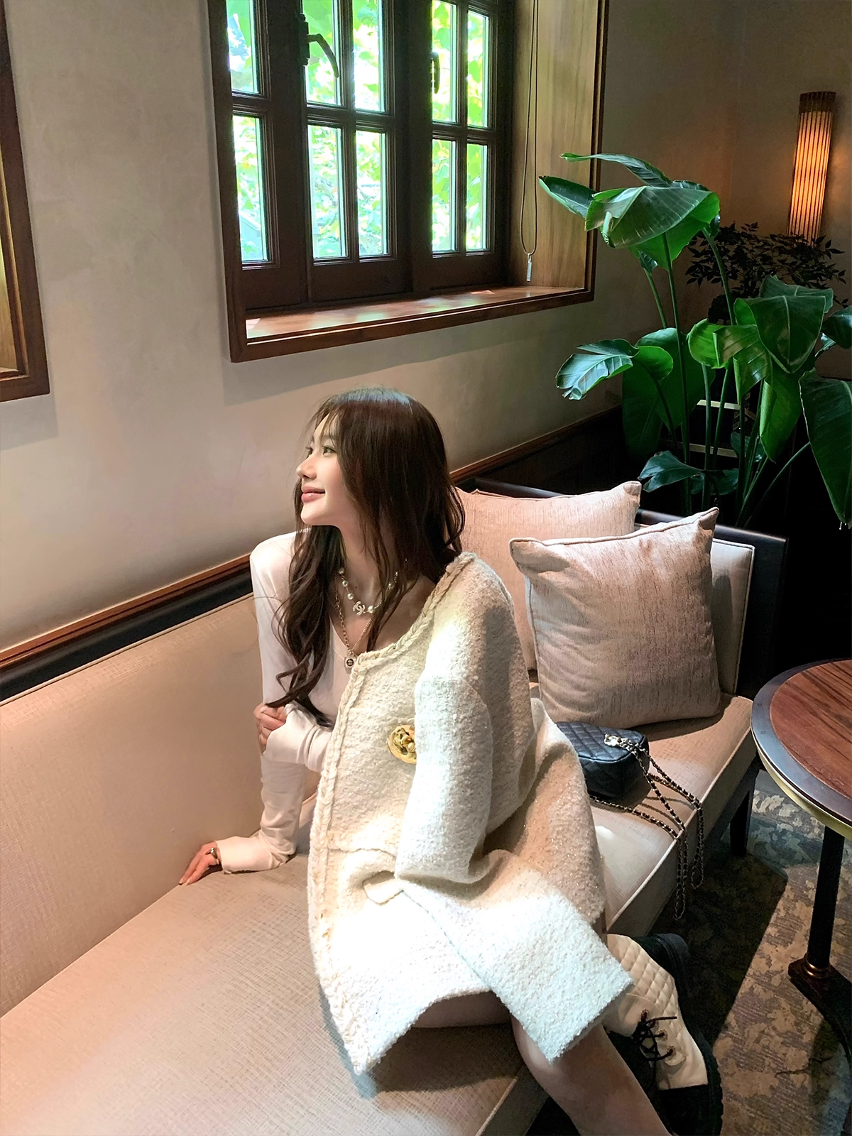 Tweed White Jacket ツイード ホワイト ジャケット