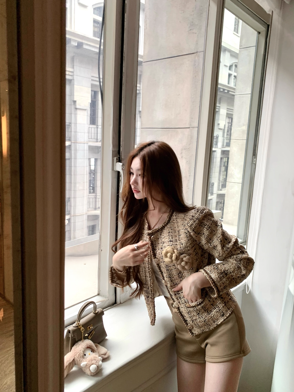 Tweed white Jacket ツイード ホワイト ジャケット