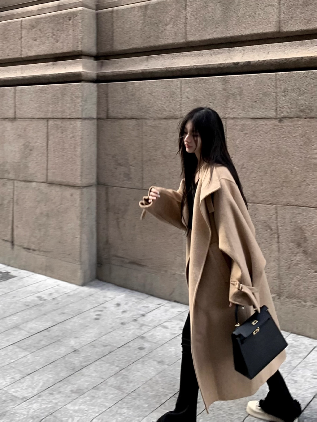 Wool Camel Over Long Coat ウール キャメル オーバーコート