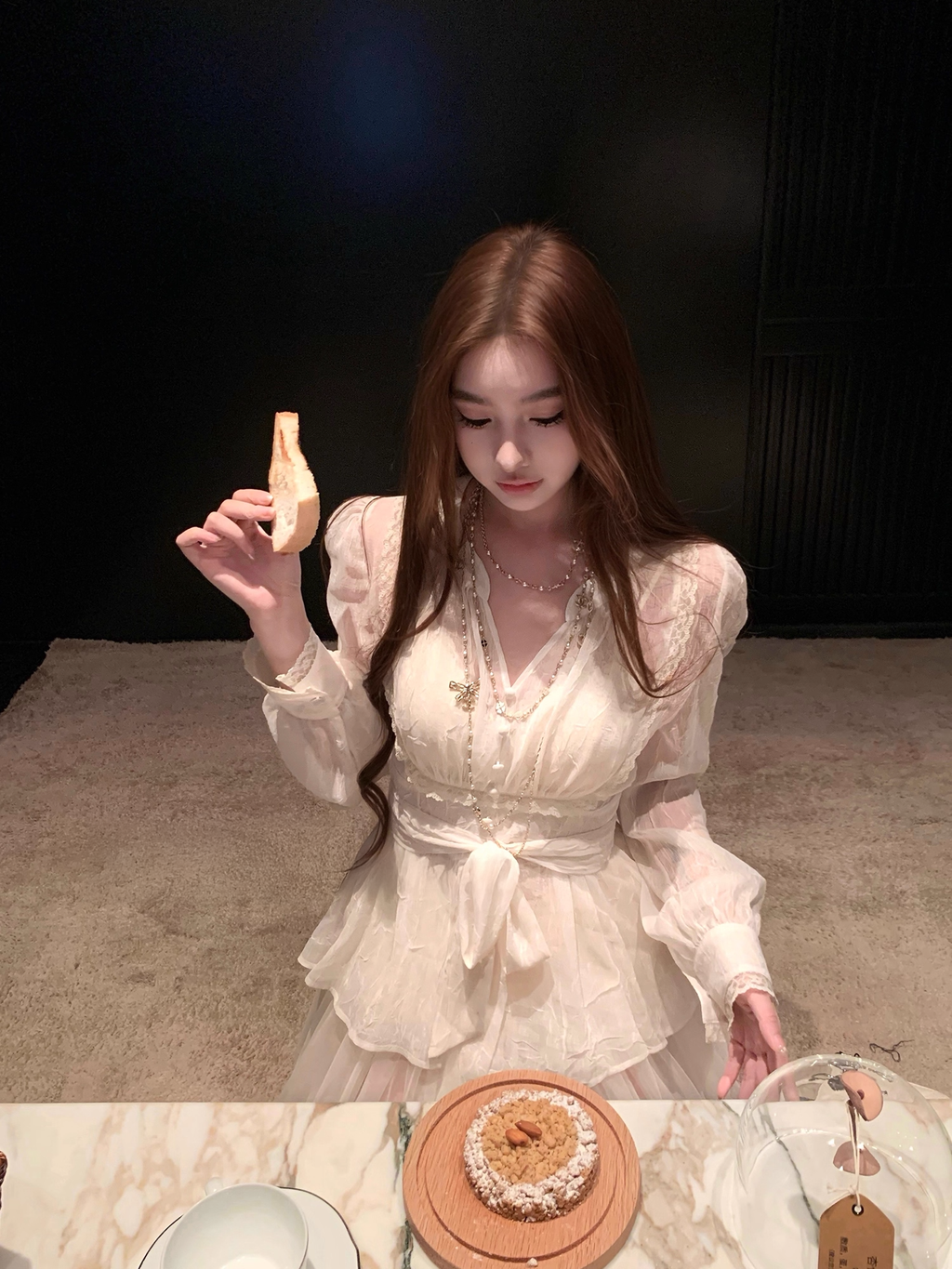 Sheer Lace blouse シアー レース ブラウス