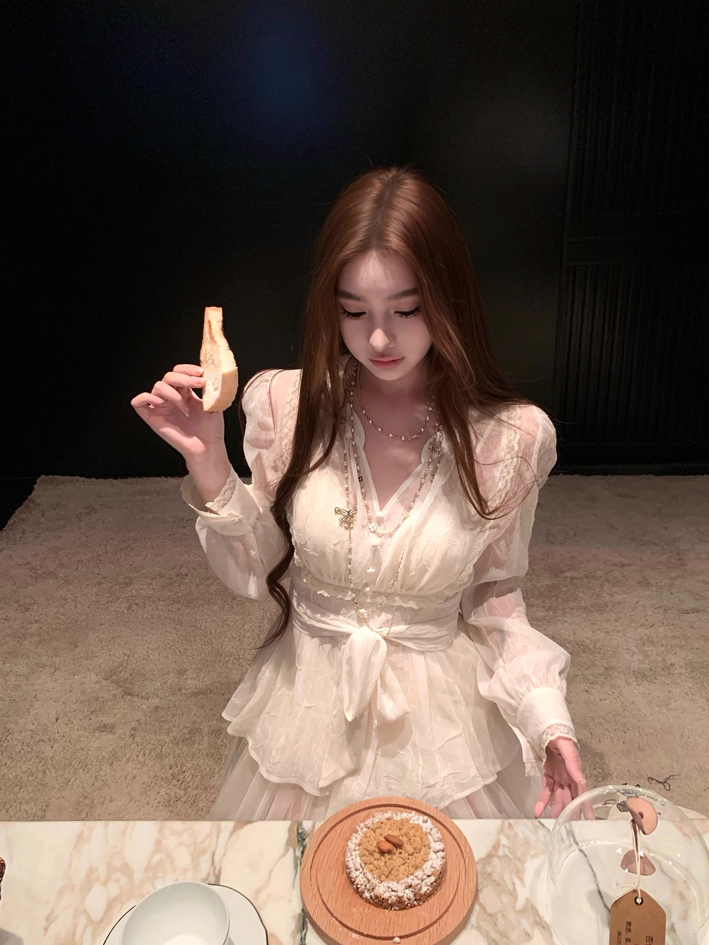 Sheer Lace blouse シアー レース ブラウス