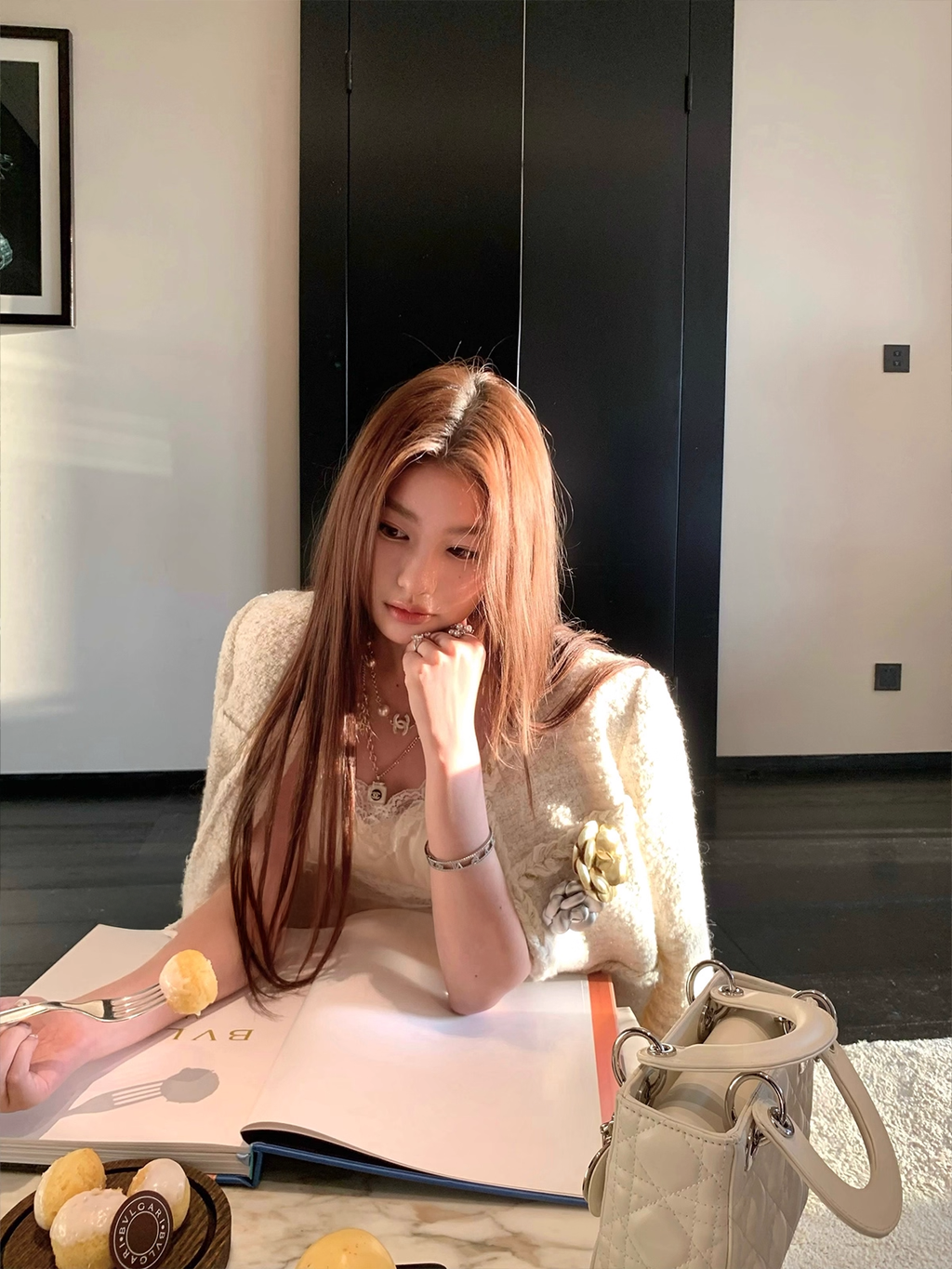 Tweed White Jacket ツイード ホワイト ジャケット