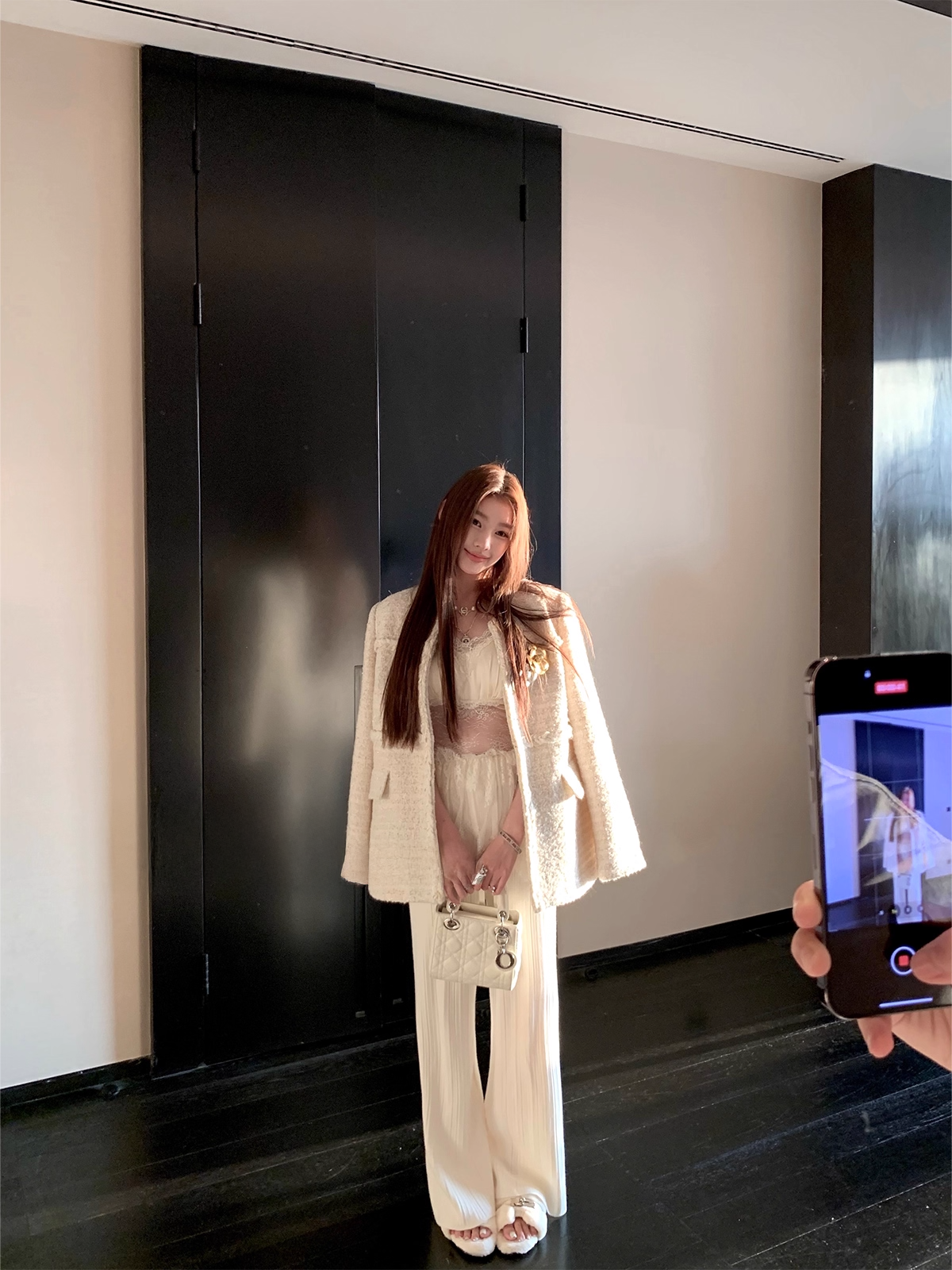 Tweed White Jacket ツイード ホワイト ジャケット