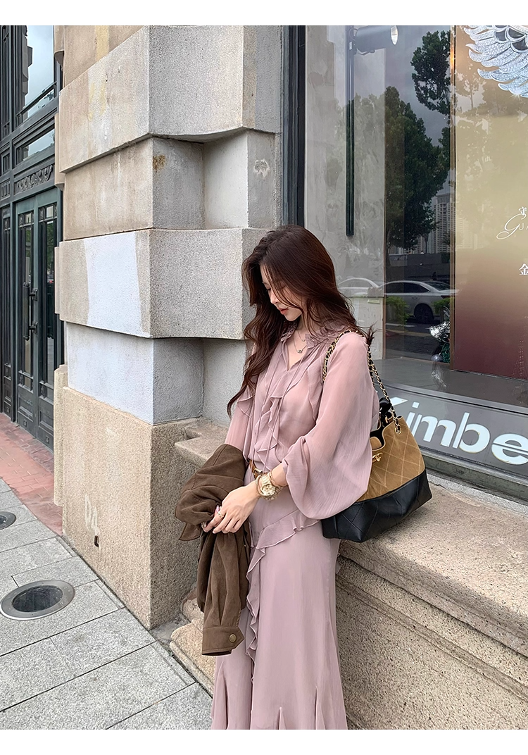 Lace blouse and skirt Set up レースシャツ＆スカートセットアップ