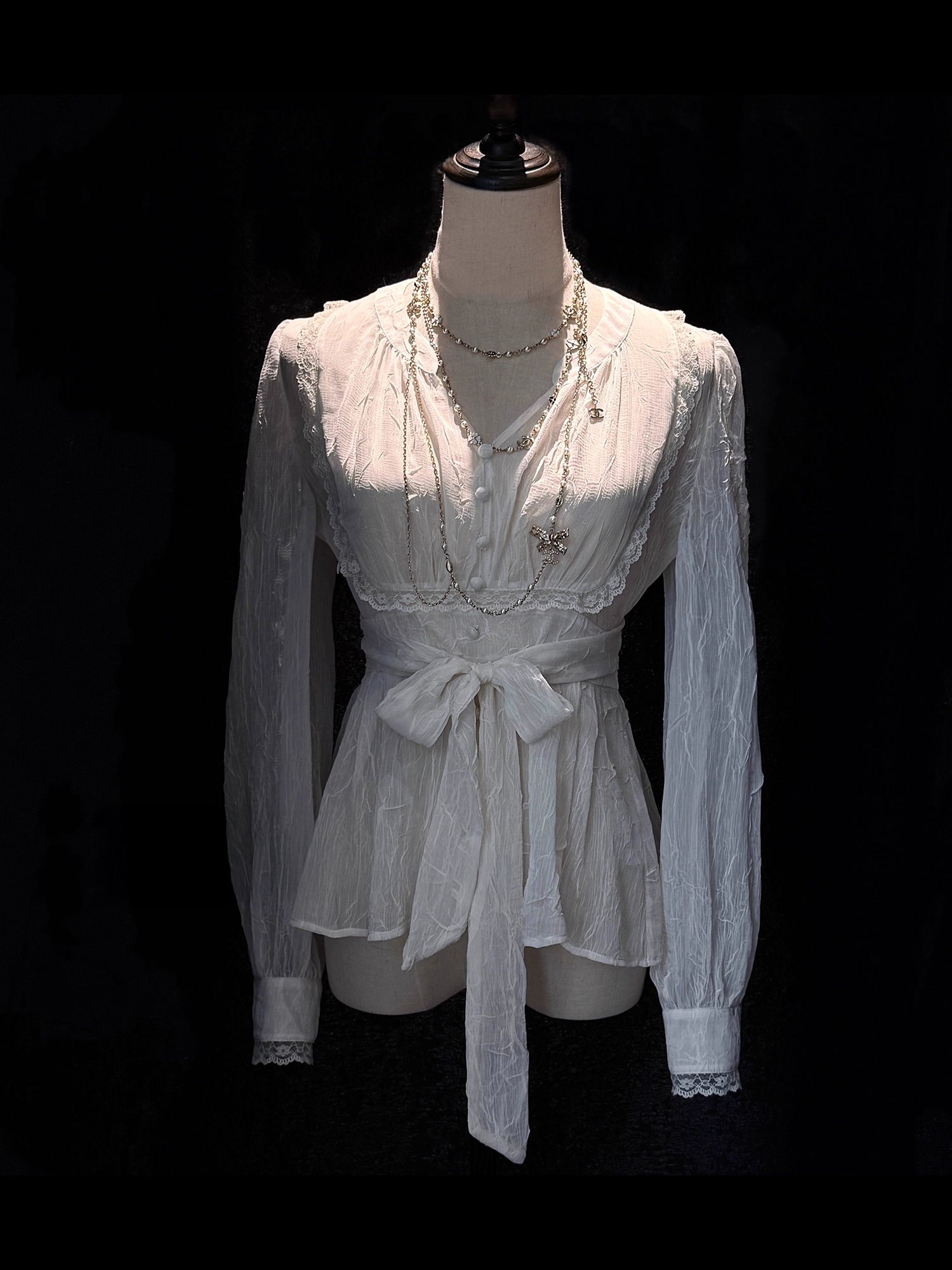 Sheer Lace blouse シアー レース ブラウス