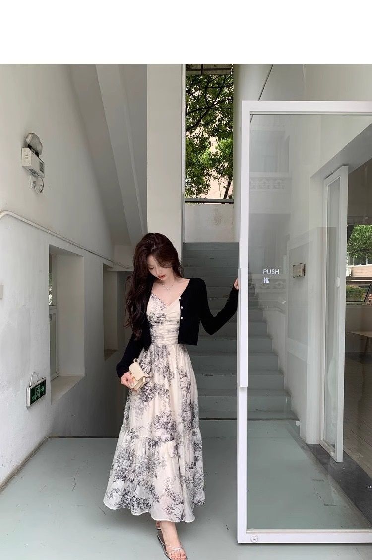 Long Pattern Dress ロング パターンドレス