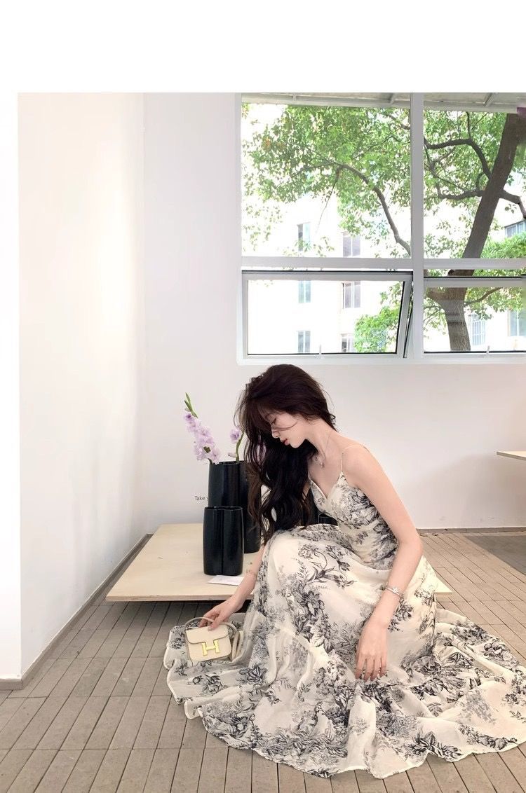 Long Pattern Dress ロング パターンドレス
