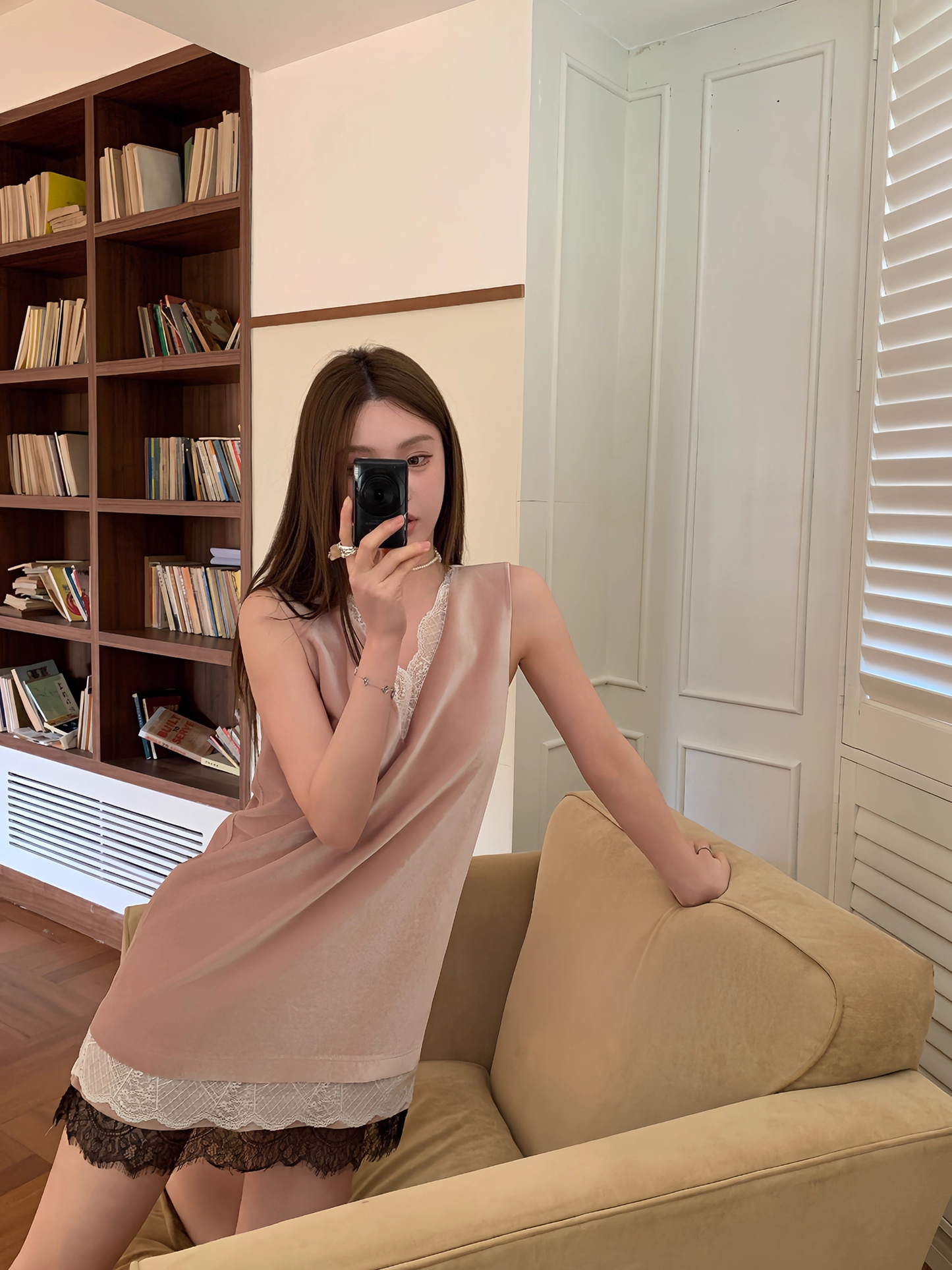 Velor Lace Dress ベロアレース ドレス