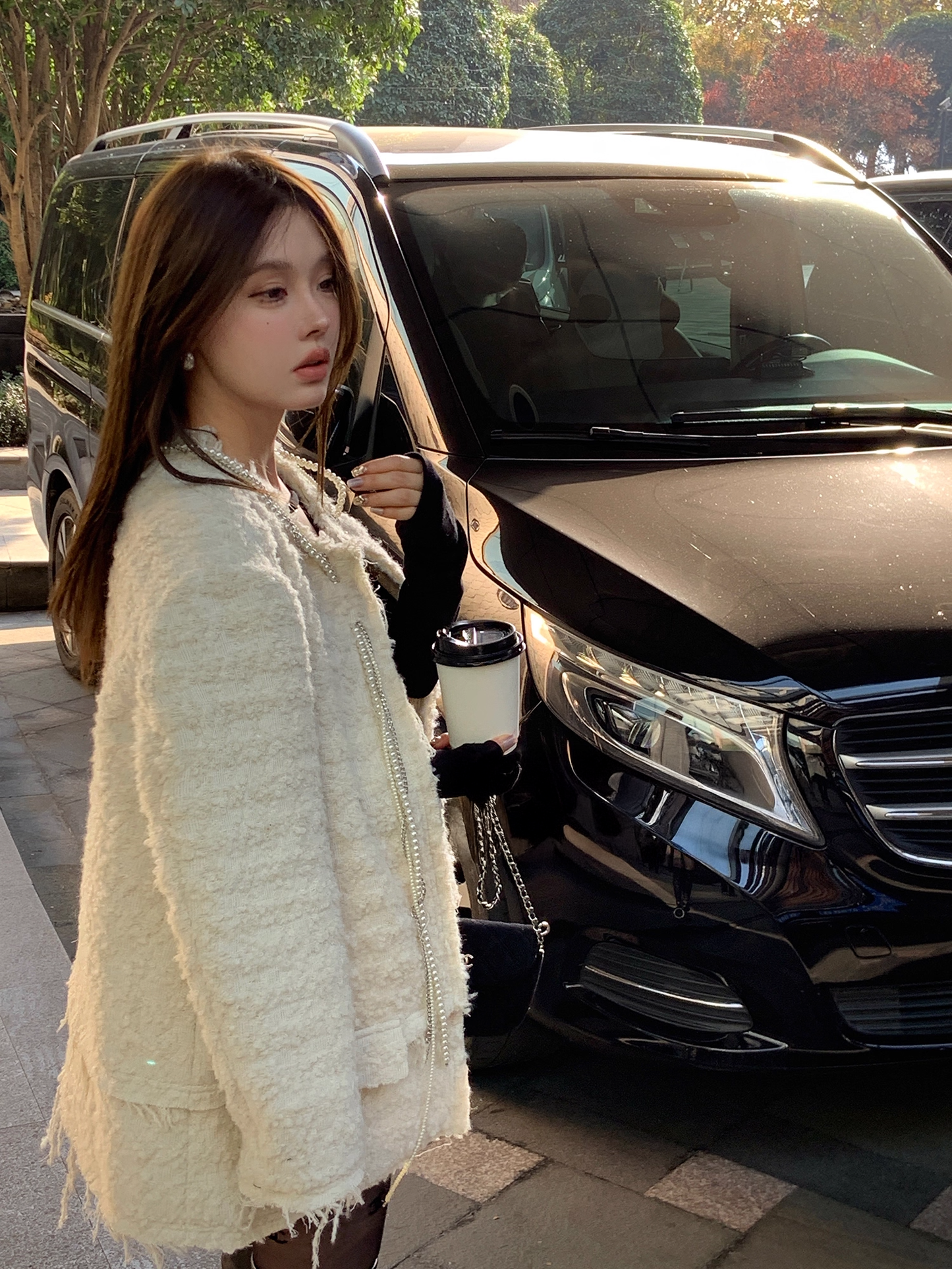 Long jacket & short pants ロングジャケット&ショートパンツ