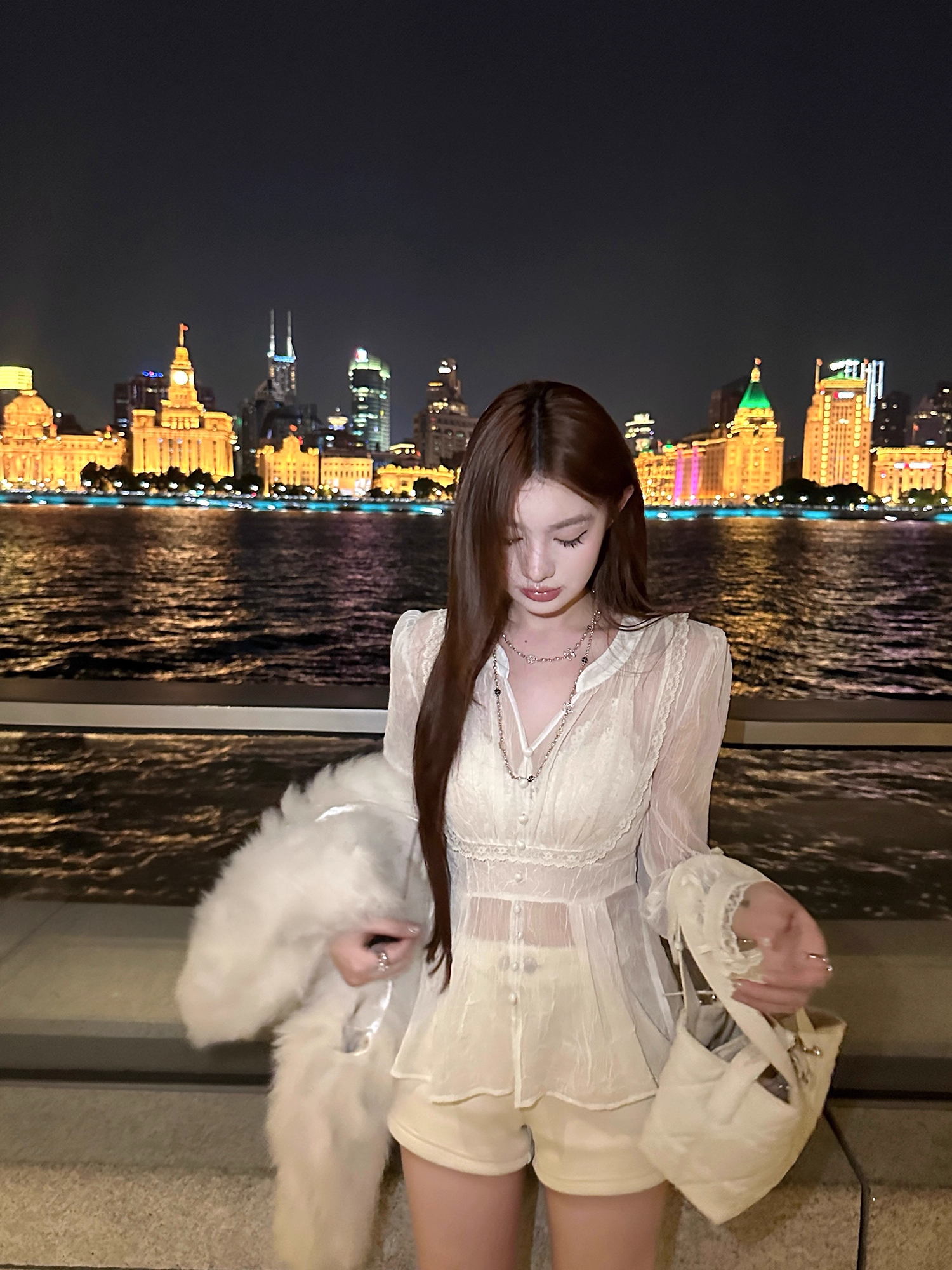 Sheer Lace blouse シアー レース ブラウス