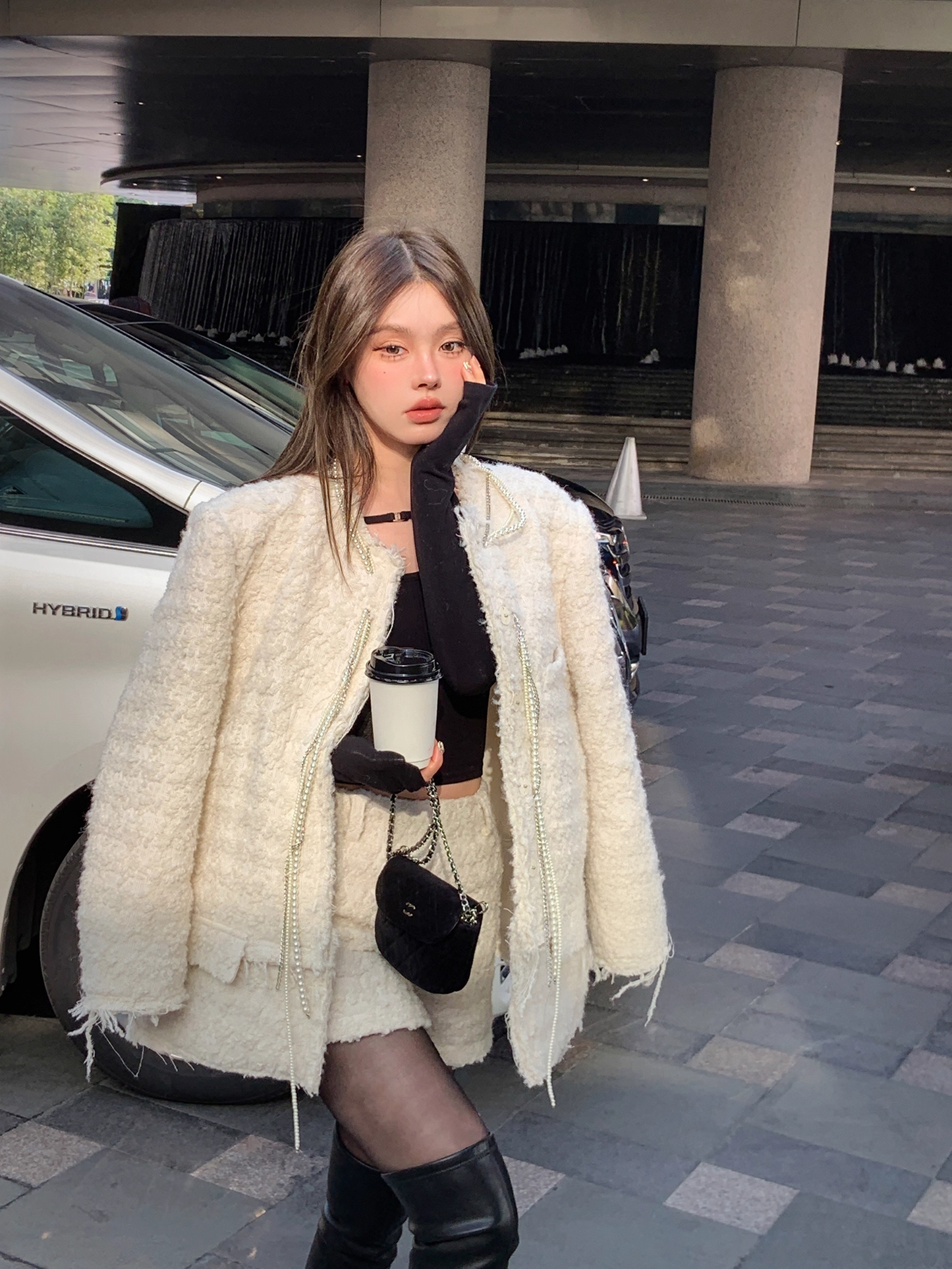 Long jacket & short pants ロングジャケット&ショートパンツ