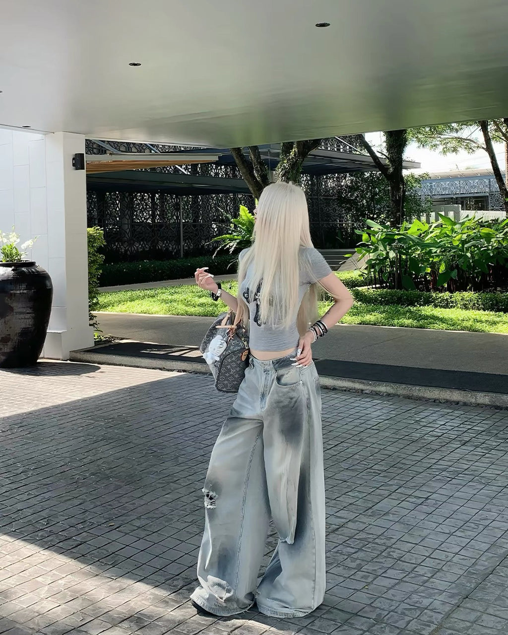 Dasty Wide Denim ダスティ ワイドデニム