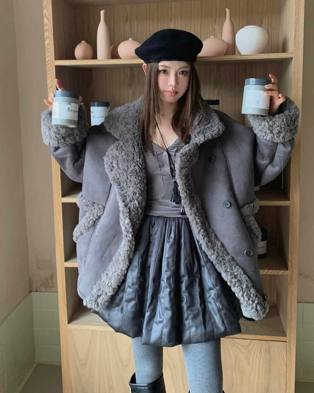 Boa Reversible Jacket Coat ボア リバーシブル ジャケット コート