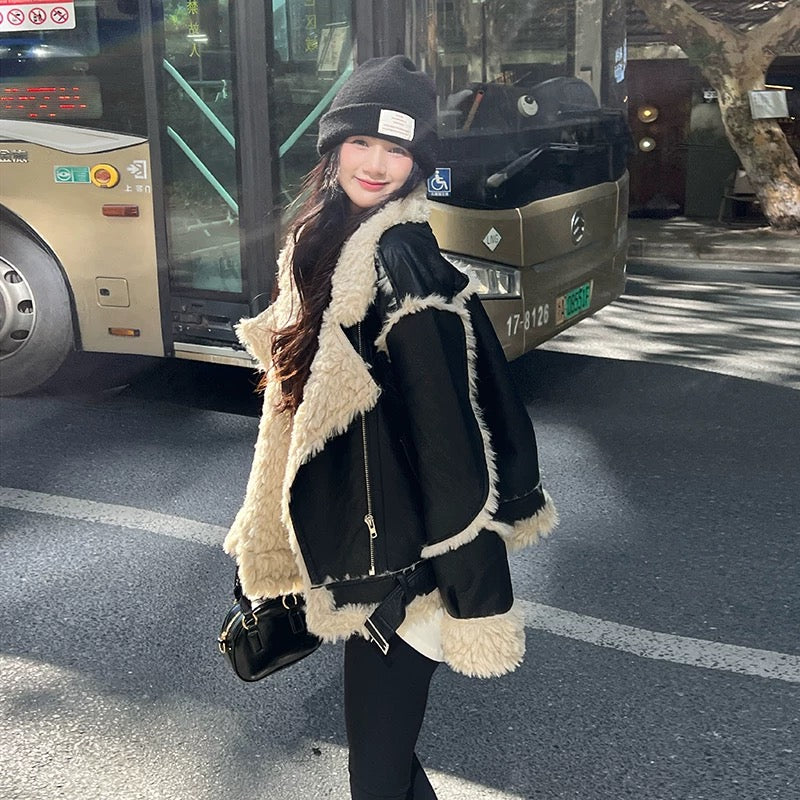Boa Riders Jacket coat ボア ライダース ジャケット コート