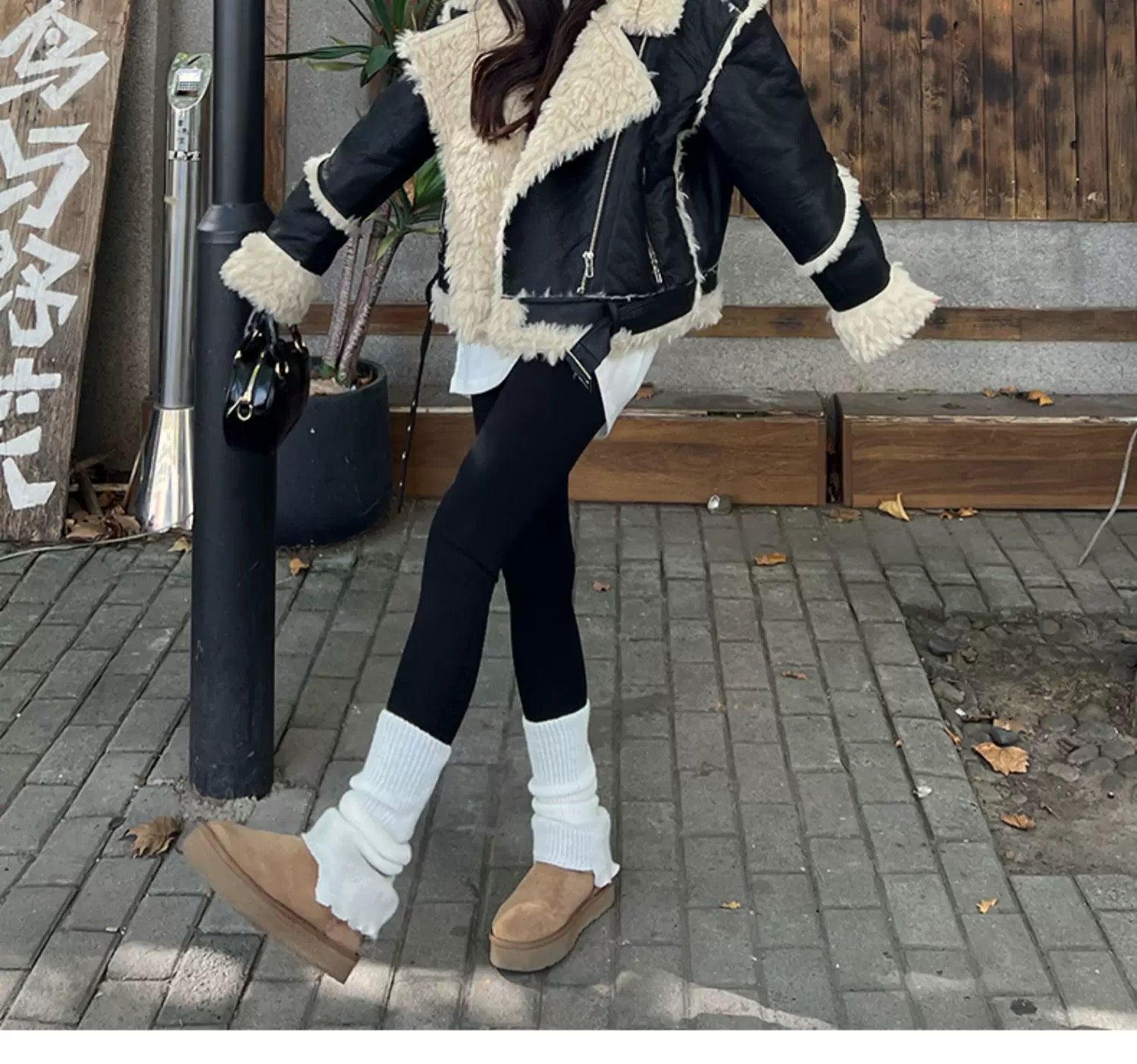 Boa Riders Jacket coat ボア ライダース ジャケット コート