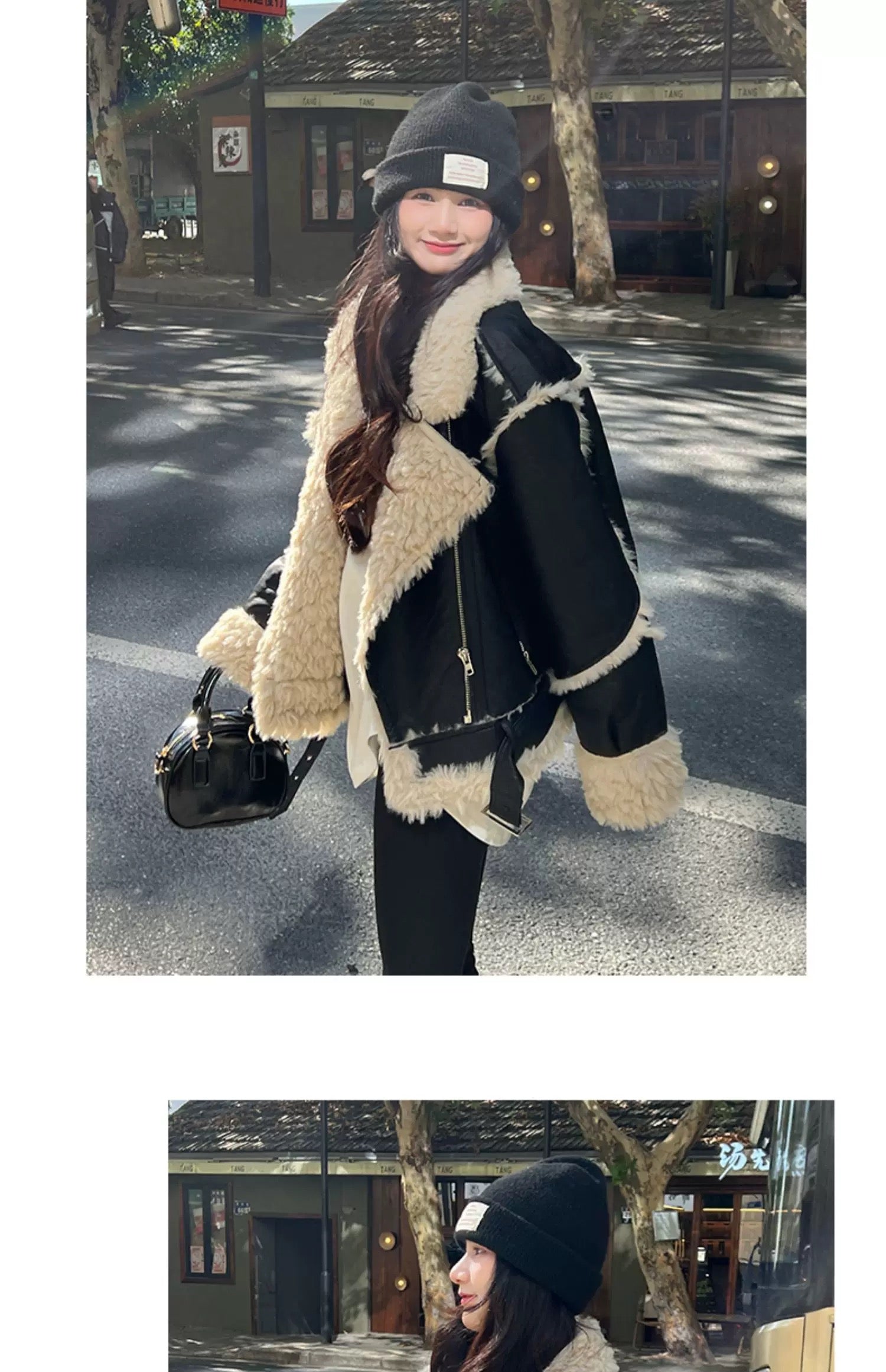 Boa Riders Jacket coat ボア ライダース ジャケット コート