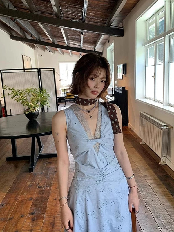 Lace Embroidely Dress レース エンブロイダリー ドレス