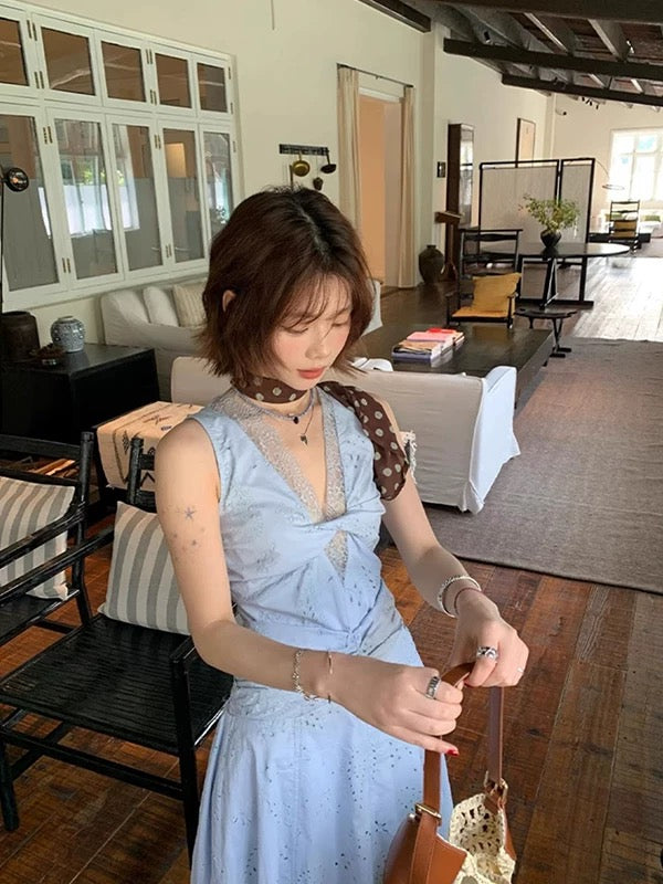 Lace Embroidely Dress レース エンブロイダリー ドレス