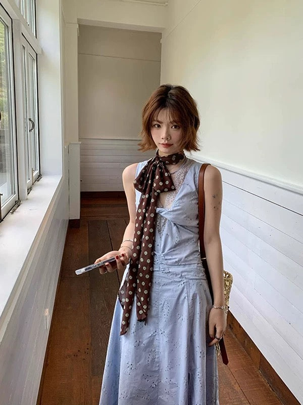 Lace Embroidely Dress レース エンブロイダリー ドレス