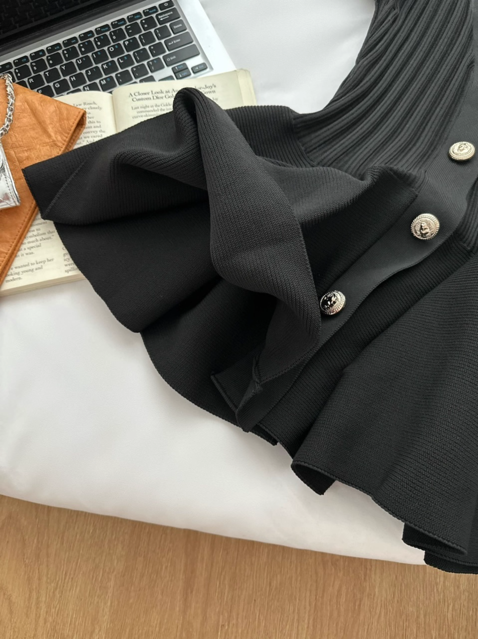 Flare Knit Cardigan Dress フレア ニット カーディガン ドレス