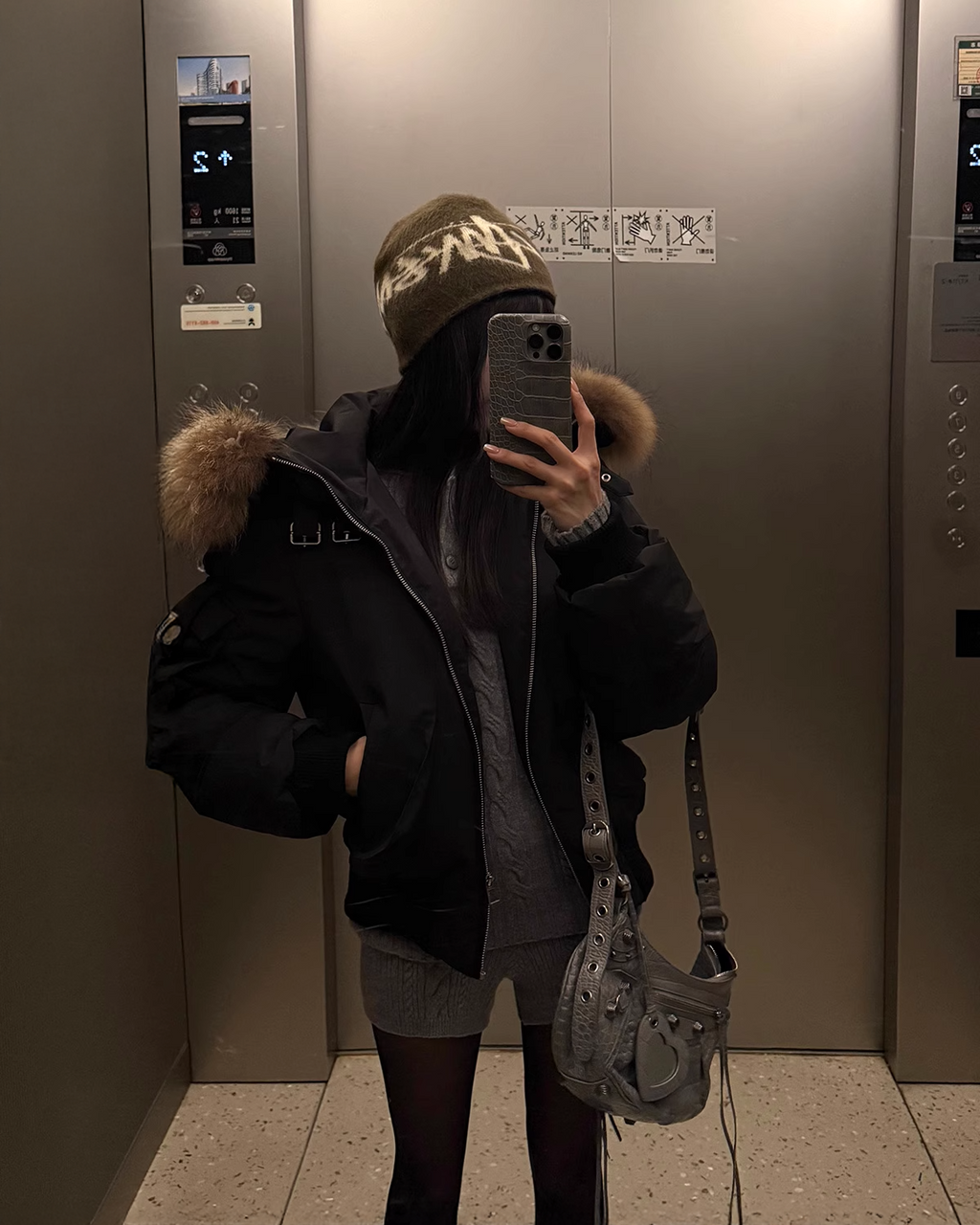 Big Fur Down Blouson ビッグ ファー ダウン ブルゾン