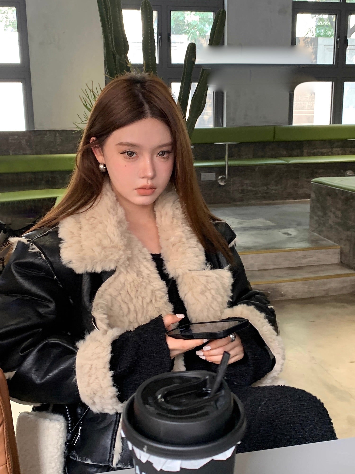 Boa Riders Jacket coat ボア ライダース ジャケット コート