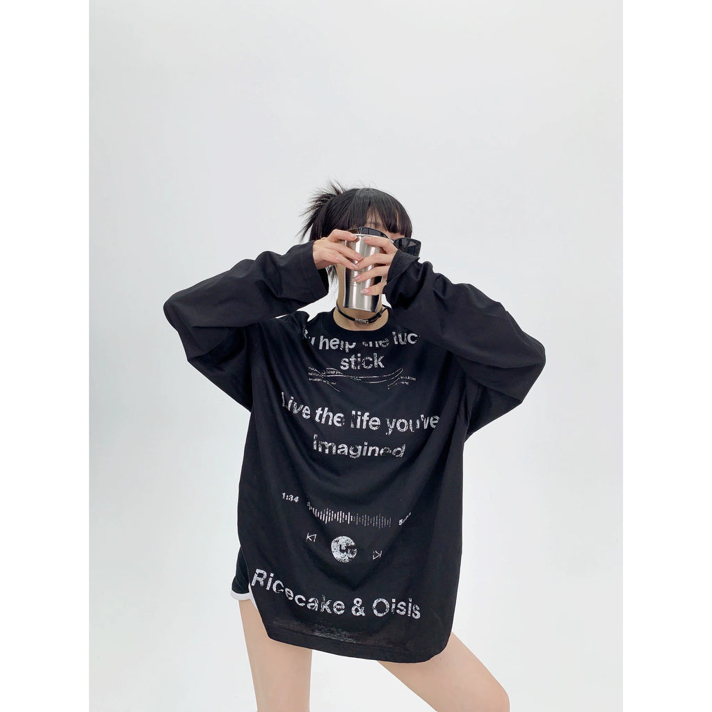 rétro print longsleeve tee レトロプリントロングスリーブティー