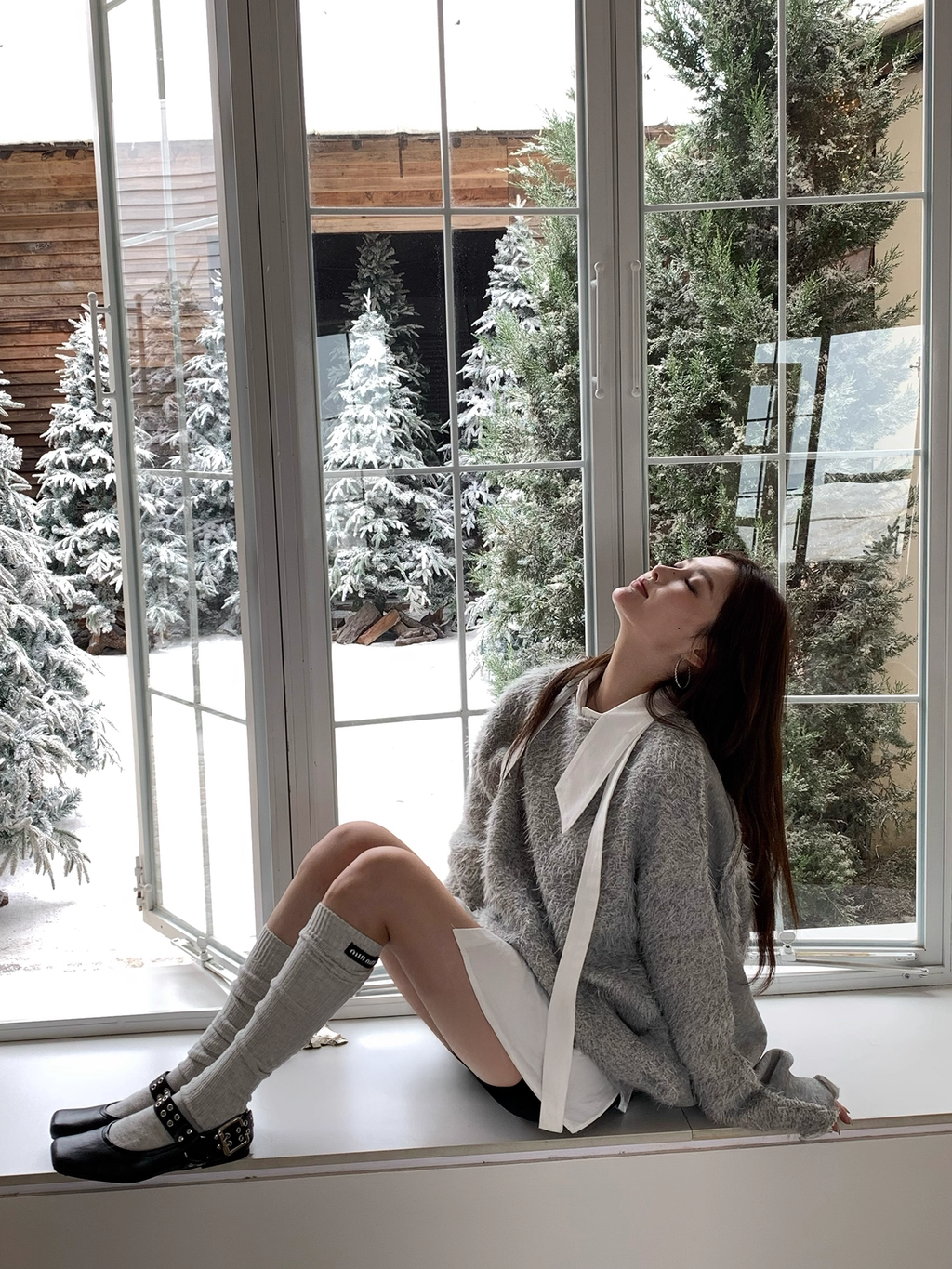 Shaggy Knit Top シャギー ニットトップ