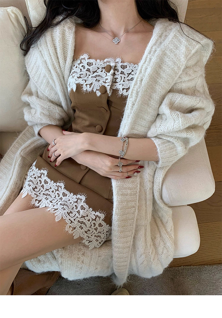 Lace Strapless tops & skirts レース ストラップレストップス & スカート