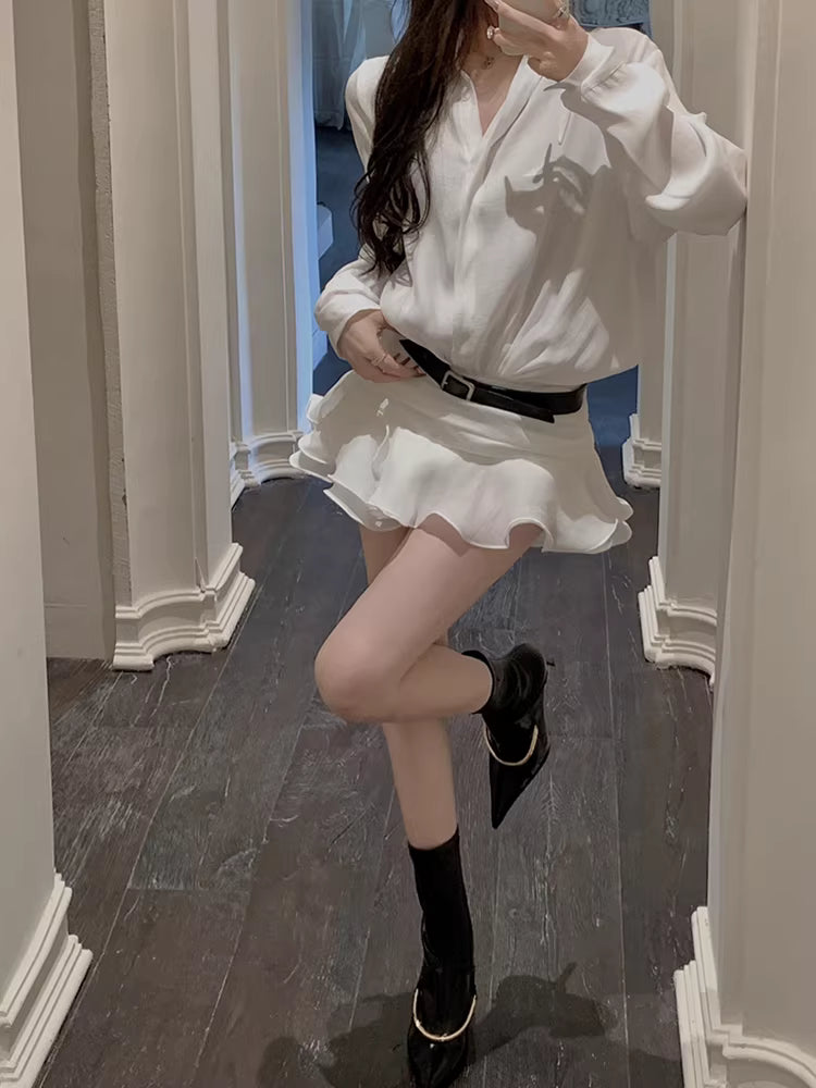 Gardenia Shirts Dress ガーデニア シャツ ドレス