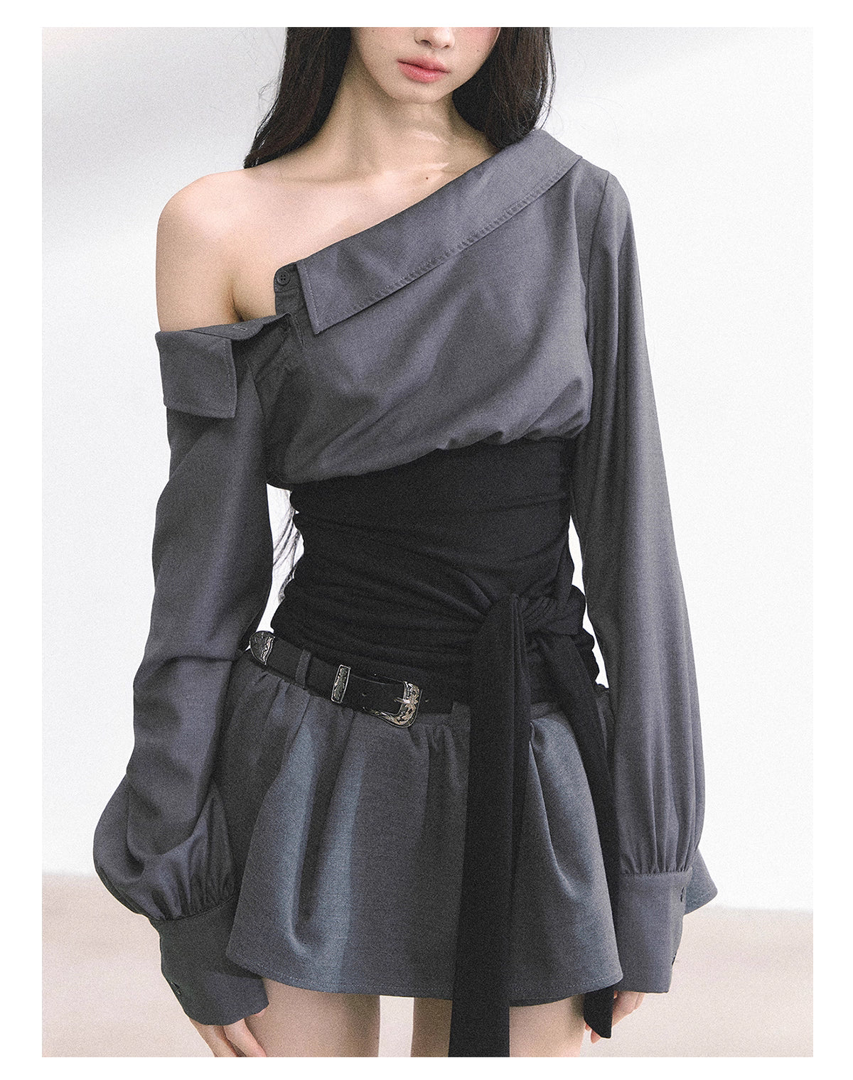 Waist knit & shirt ウエストニット＆シャツ