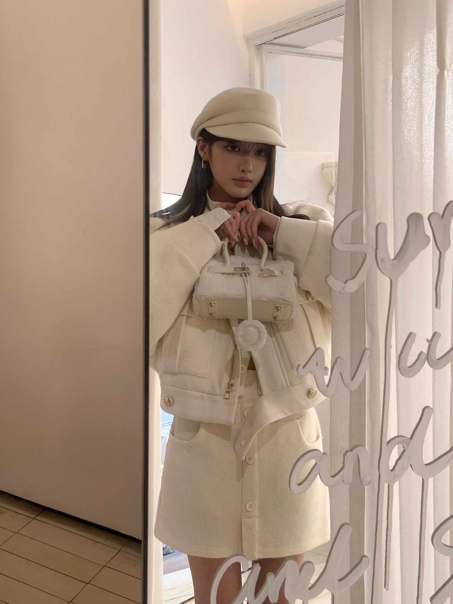 Vest Shirts & Skirt setup ベスト＆スカートセットアップ