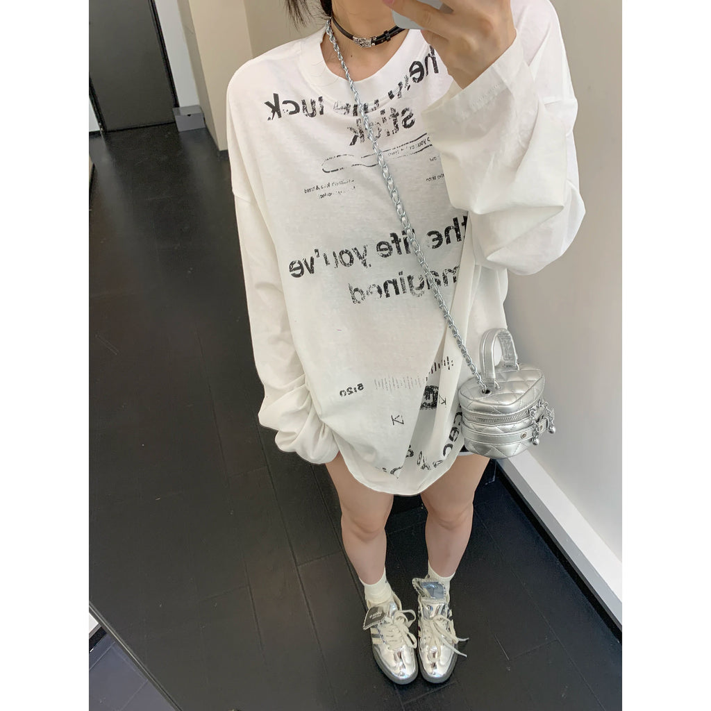rétro print longsleeve tee レトロプリントロングスリーブティー