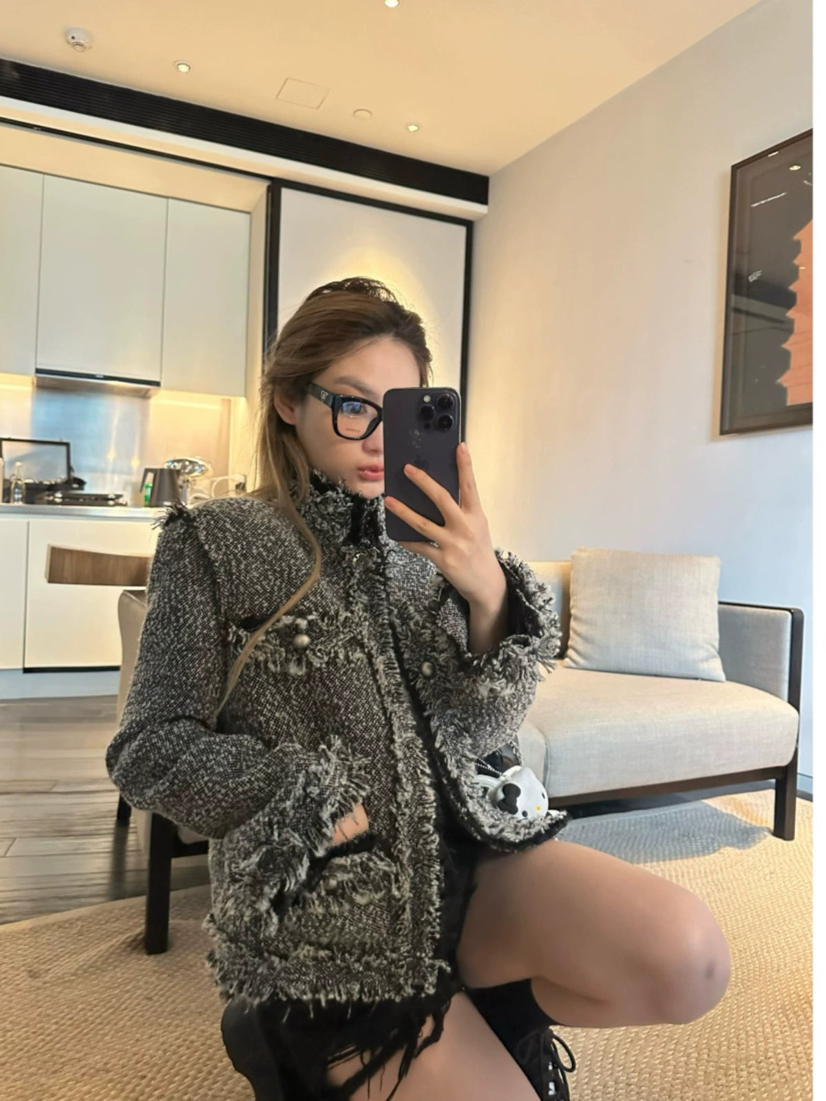 Tweed Box Jacket ツイード ボックス ジャケット